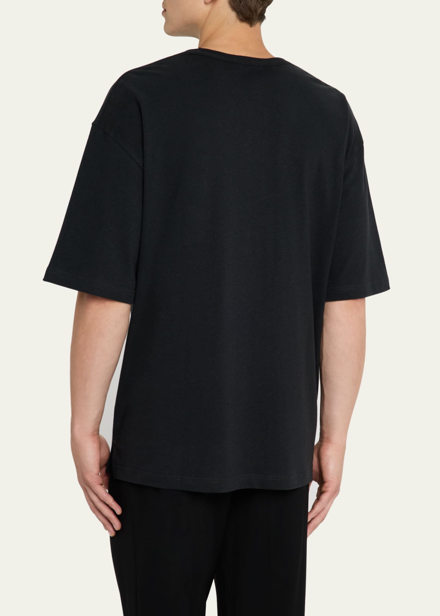 LEMAIRE Men's Boxy Jersey T-Shirt Image 3 of 5