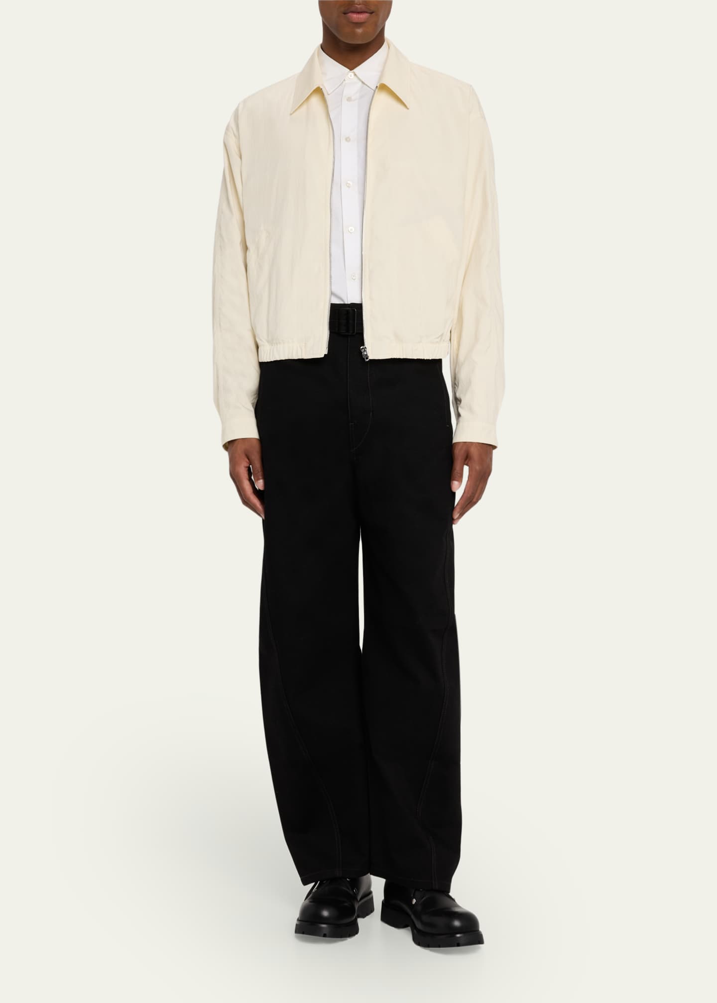 LEMAIRE Men's Technical Lyocell Blouson Jacket Image 2 of 5