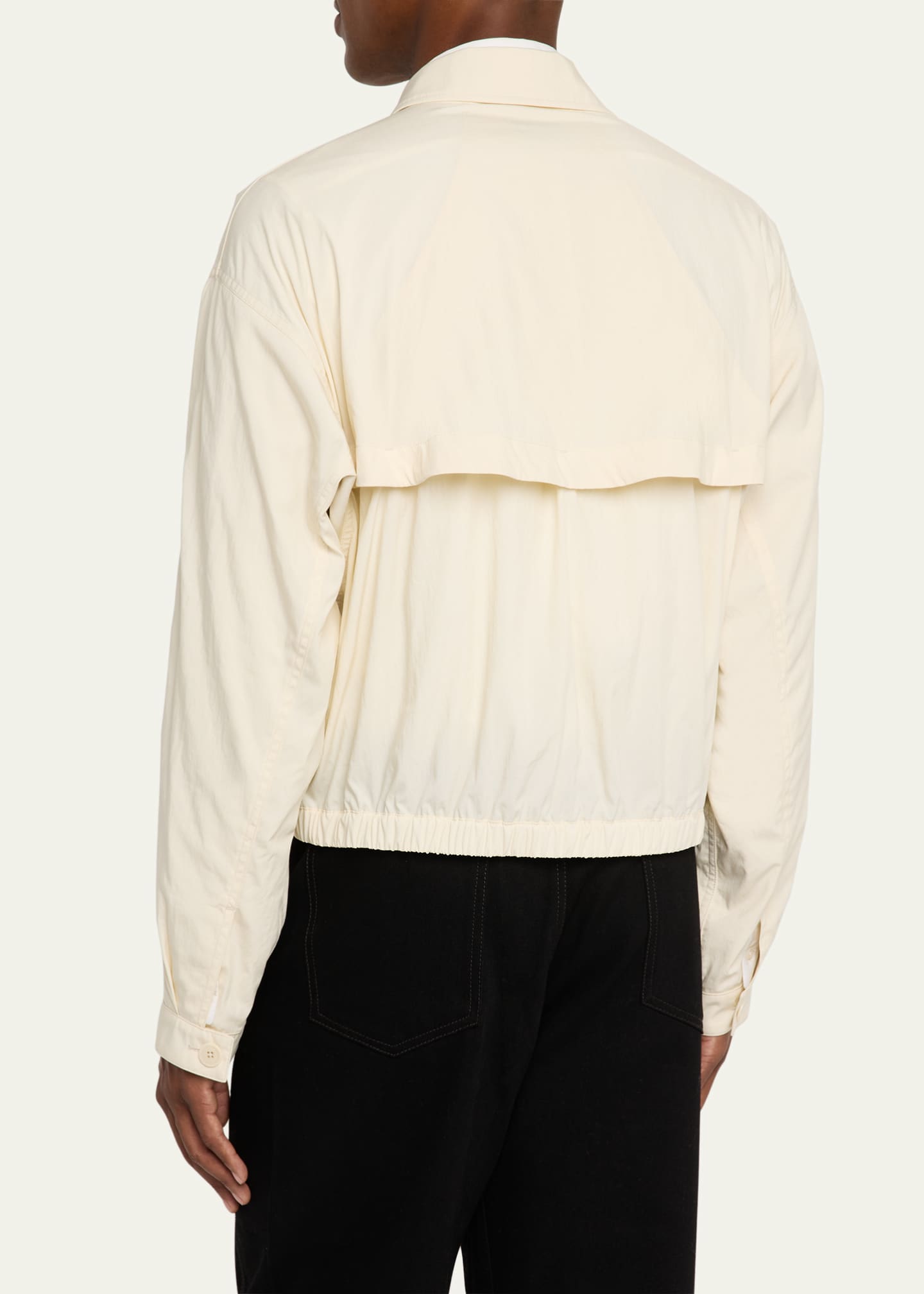 LEMAIRE Men's Technical Lyocell Blouson Jacket Image 3 of 5