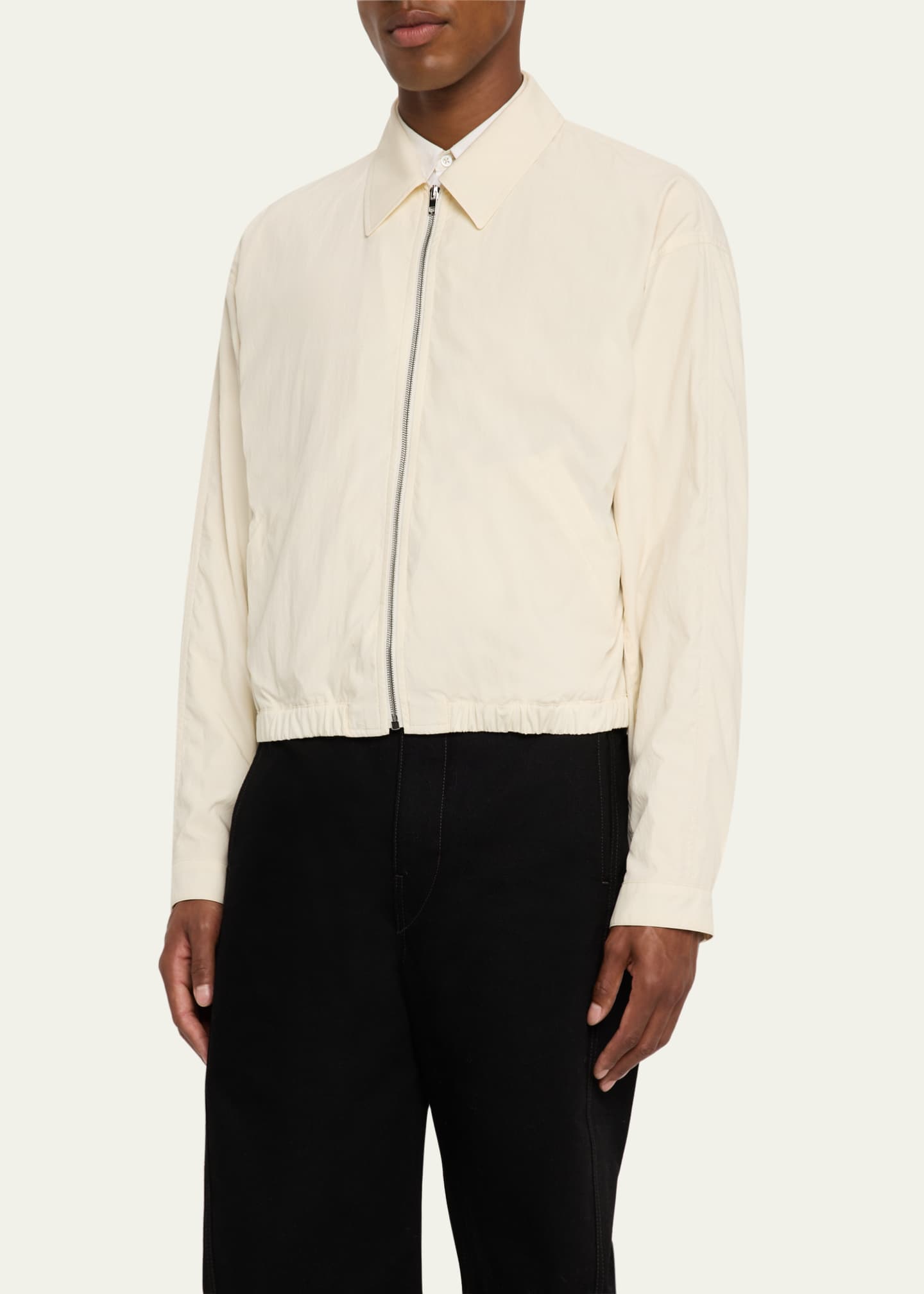 LEMAIRE Men's Technical Lyocell Blouson Jacket Image 4 of 5