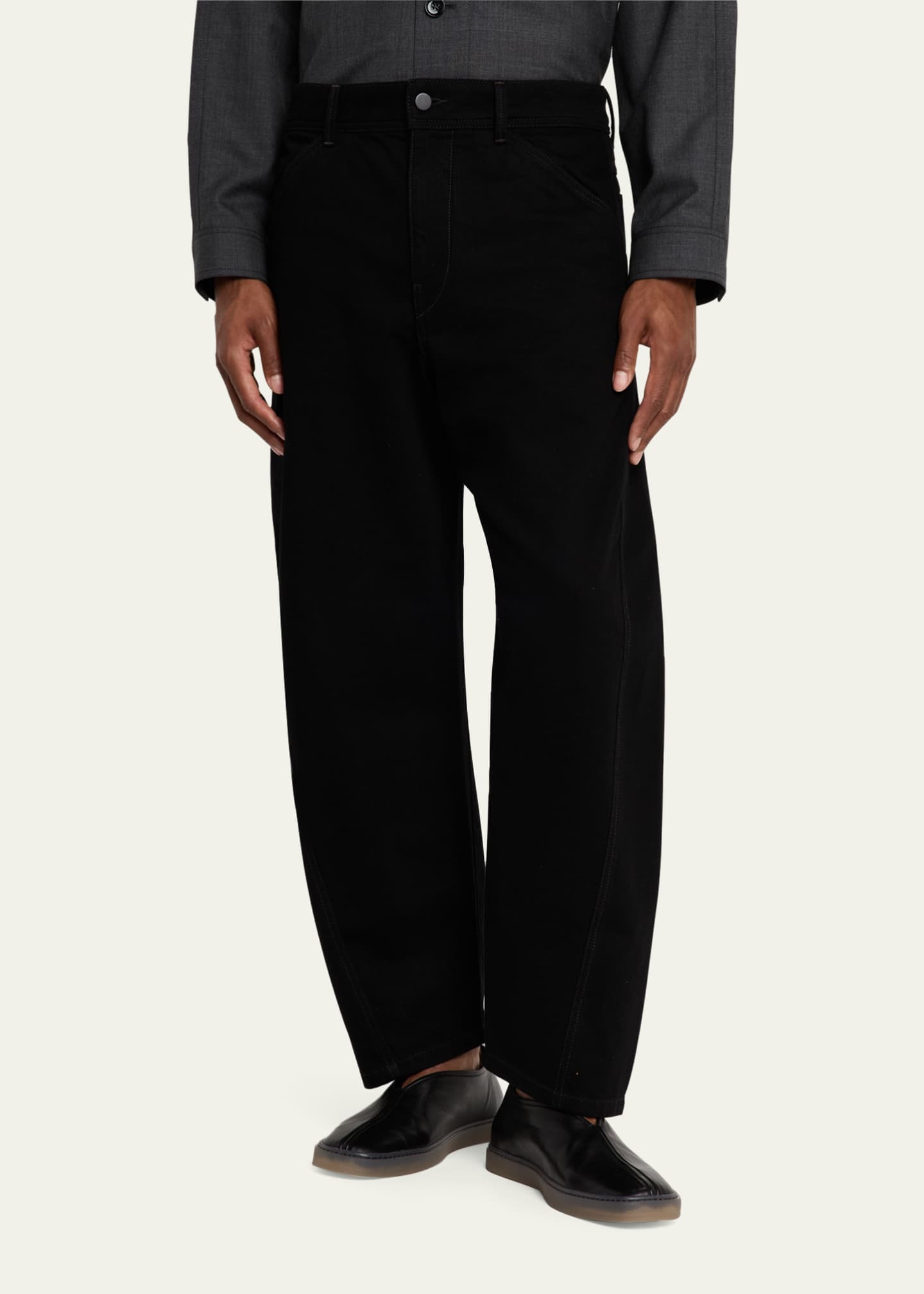 LEMAIRE Men's Twisted Workwear Pants Image 4 of 5