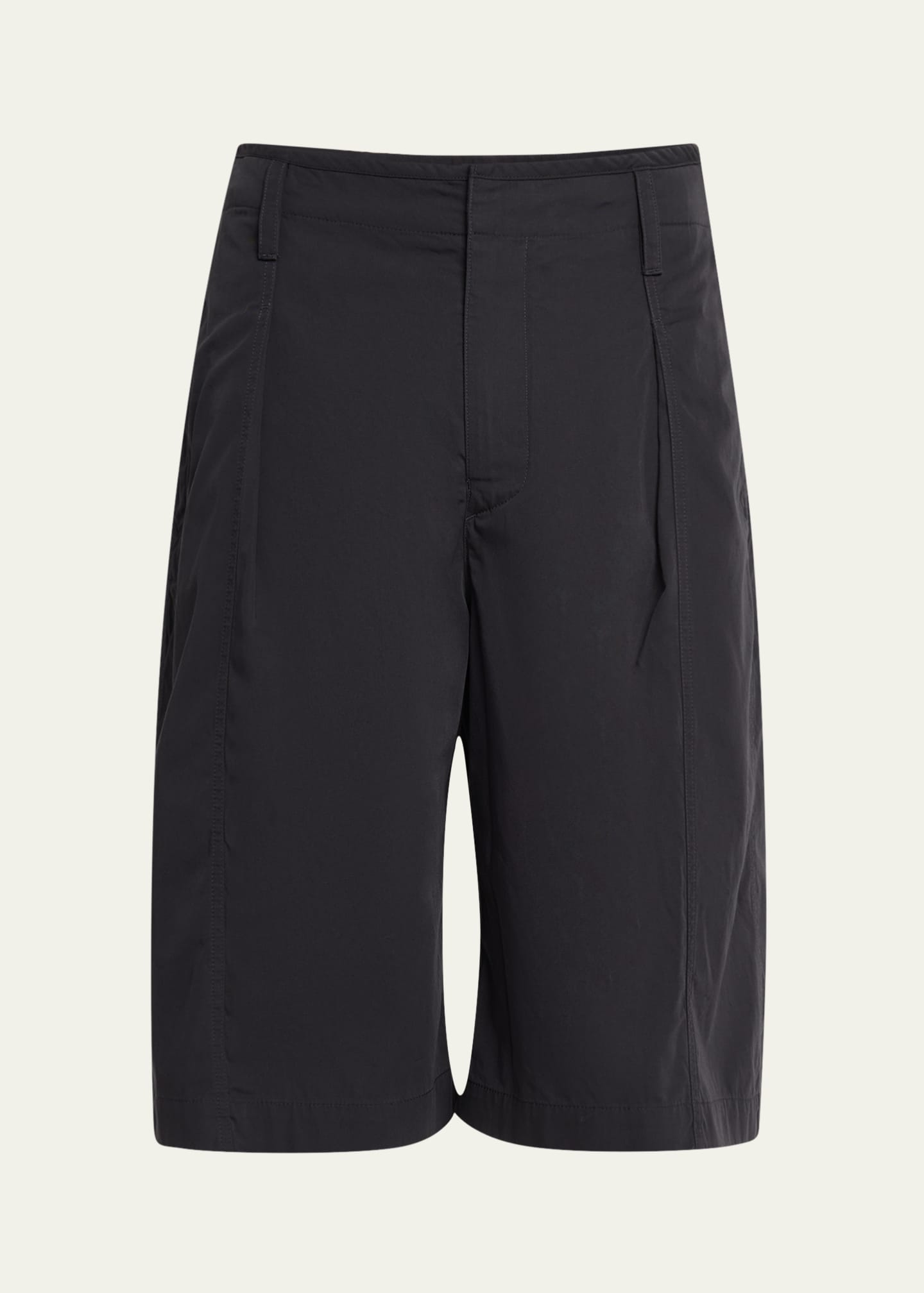 LEMAIRE Men's Maxi Pleated Bermuda Shorts Image 1 of 5