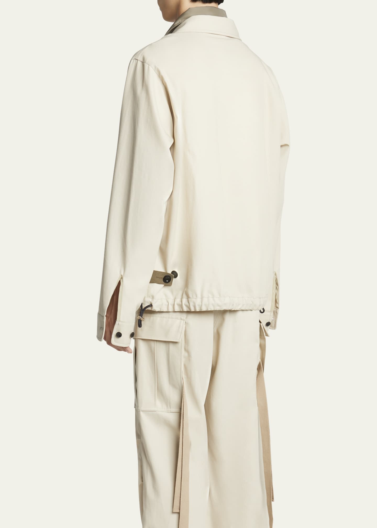 SACAI Men's Twill Jacket with Insert Image 3 of 5