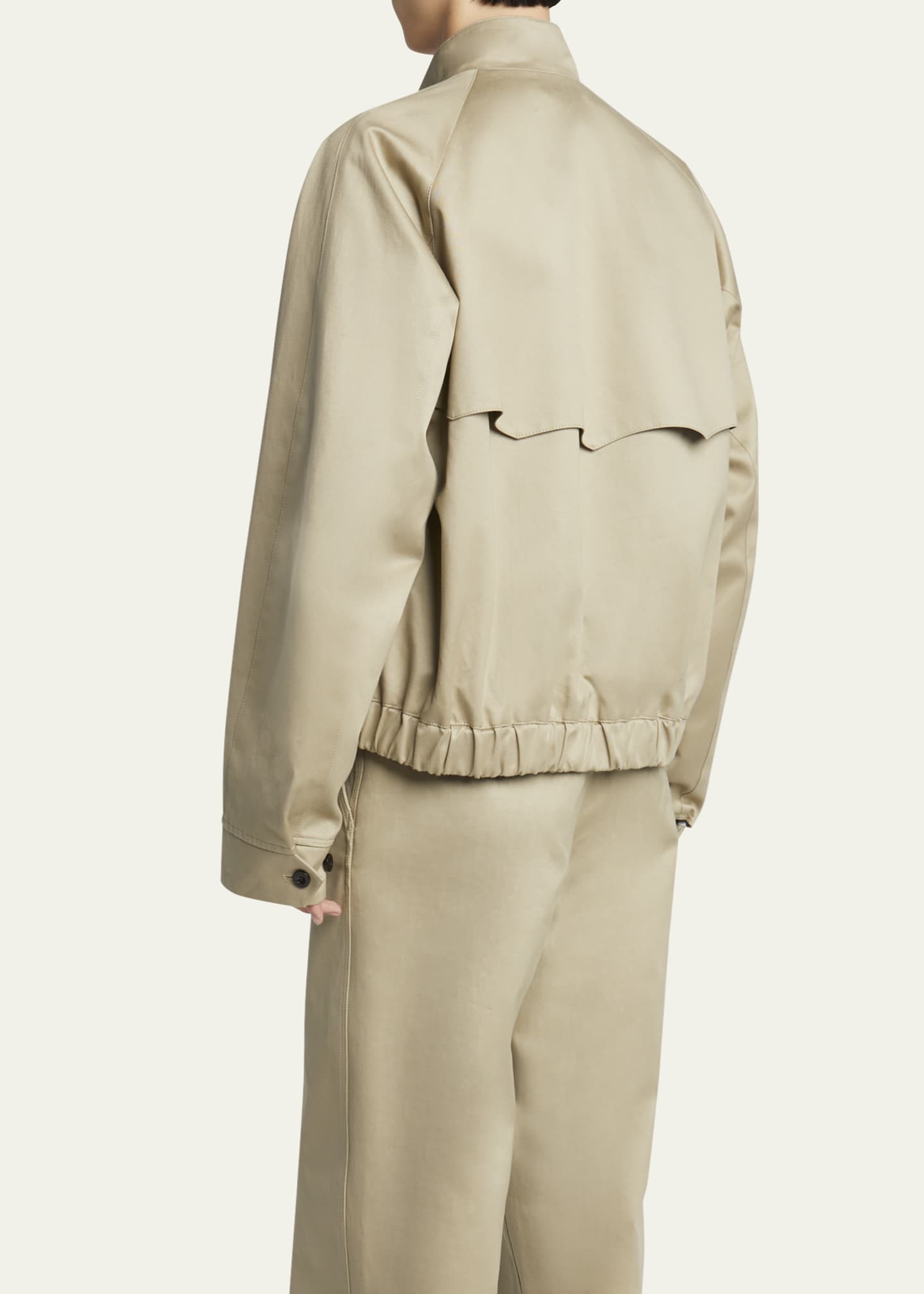 SACAI Men's Chino Harrington Jacket Image 3 of 5