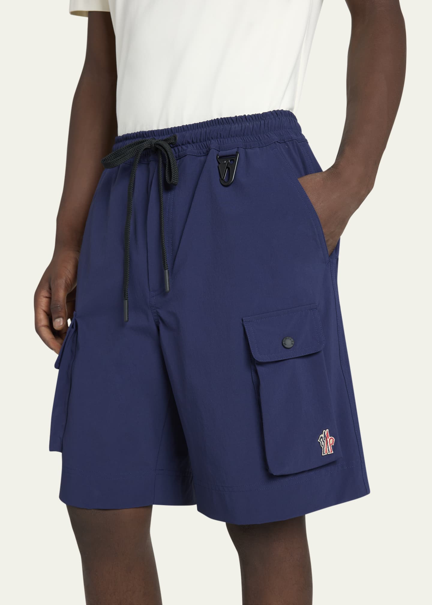 Moncler Grenoble Men's Poplin Cargo Shorts Image 5 of 5
