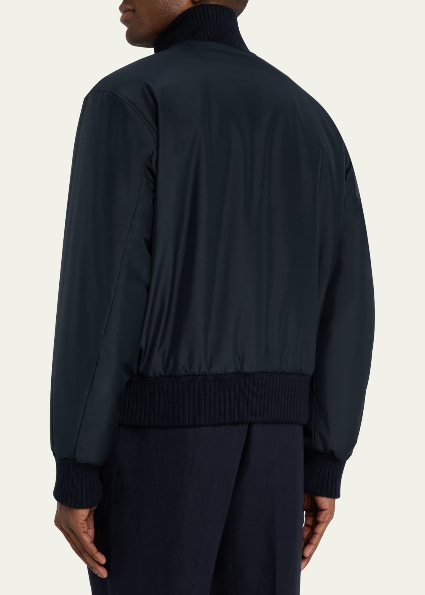 Loro Piana Men's Denzel Water-Repellent Bomber Jacket Image 3 of 5