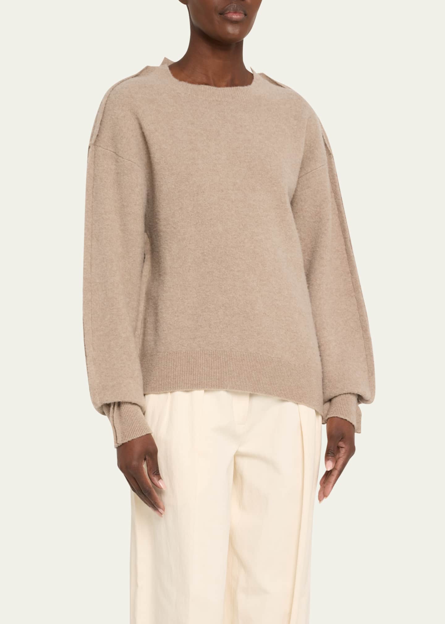 Aisling Camps Sculpted Merino Wool Pullover Image 4 of 5