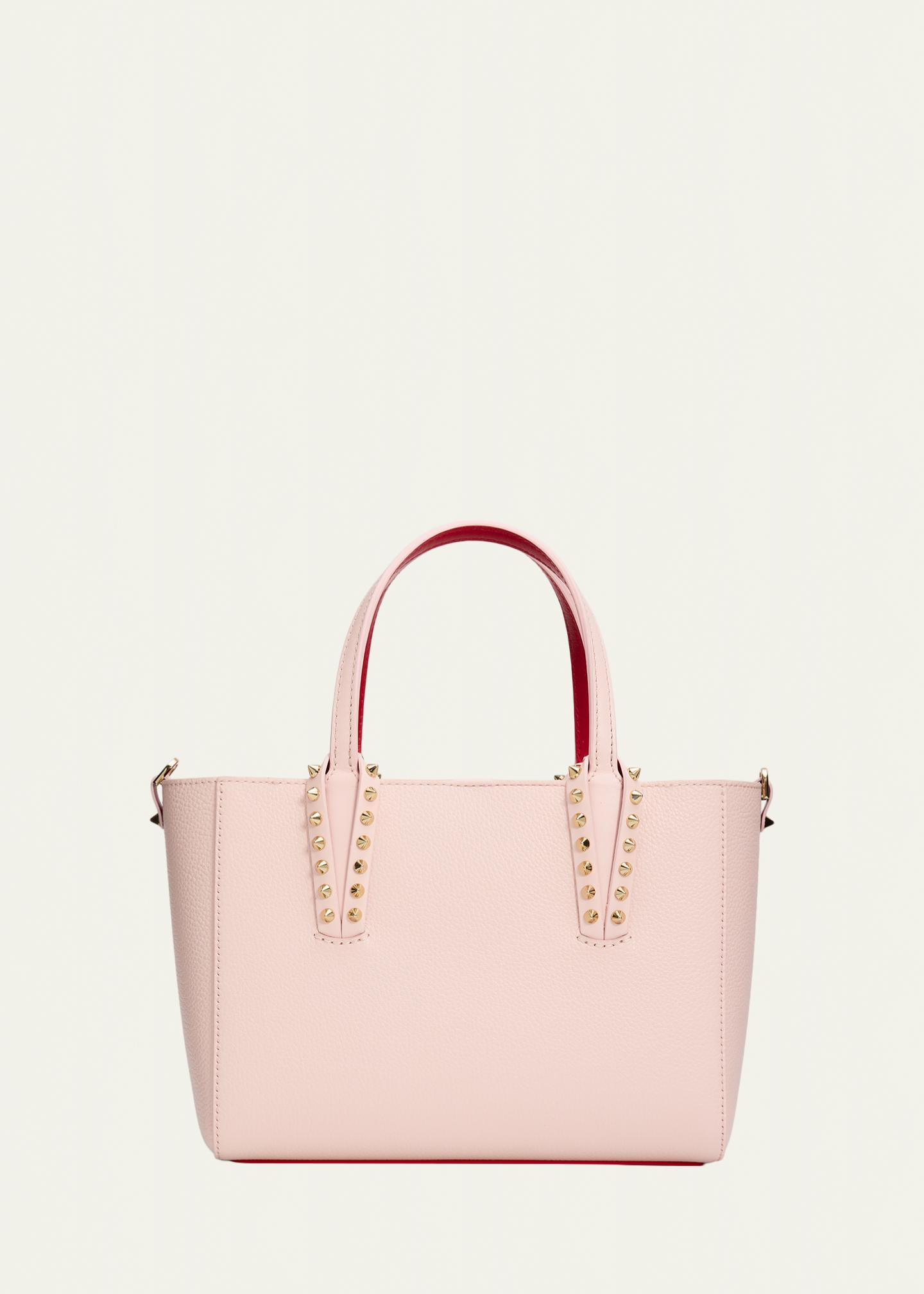 美品Christian Louboutin ショルダーバッグ カバタミニ ピンク 