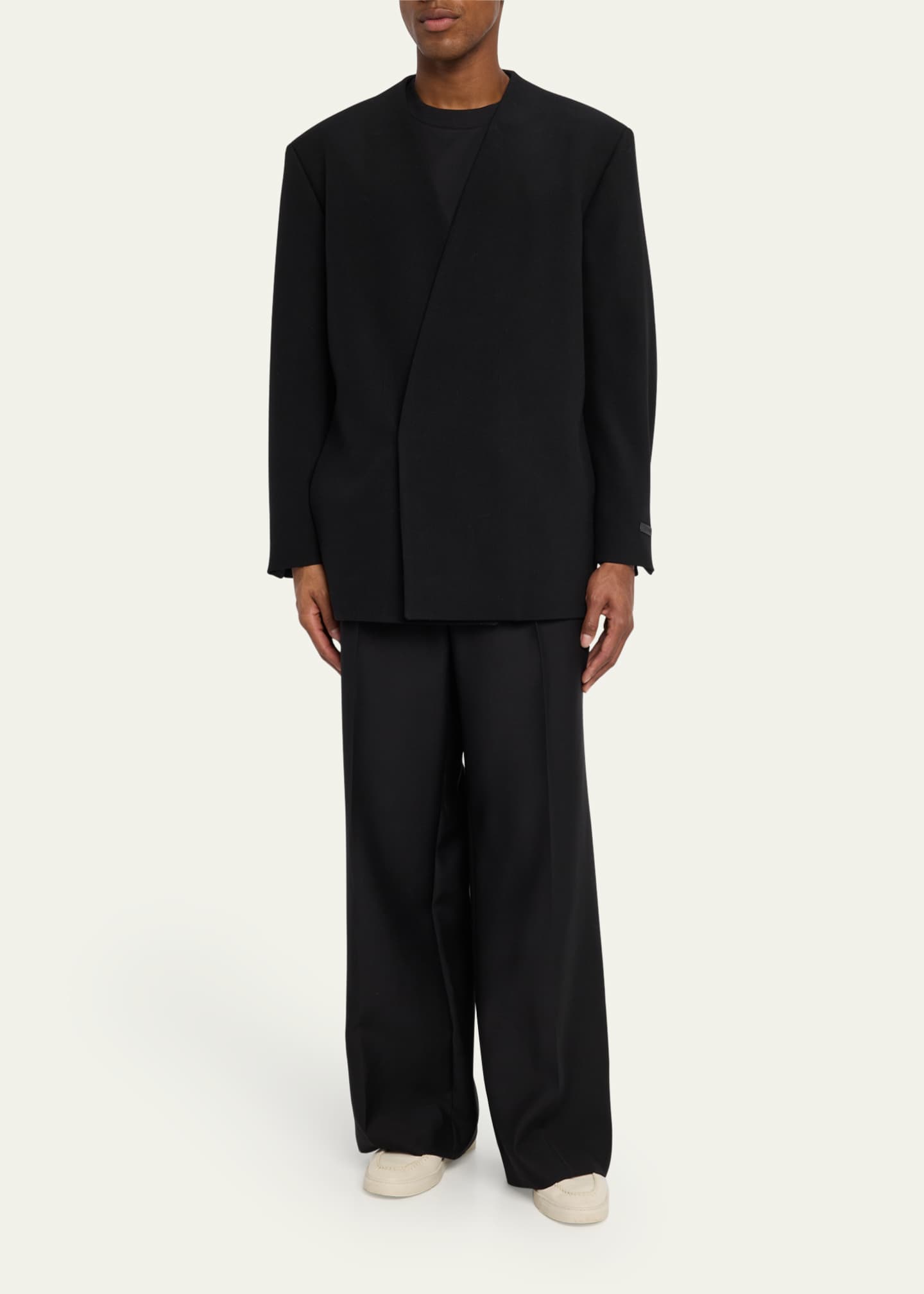 Fear of God Men's Gabardine Lapelless Blazer - Bergdorf Goodman
