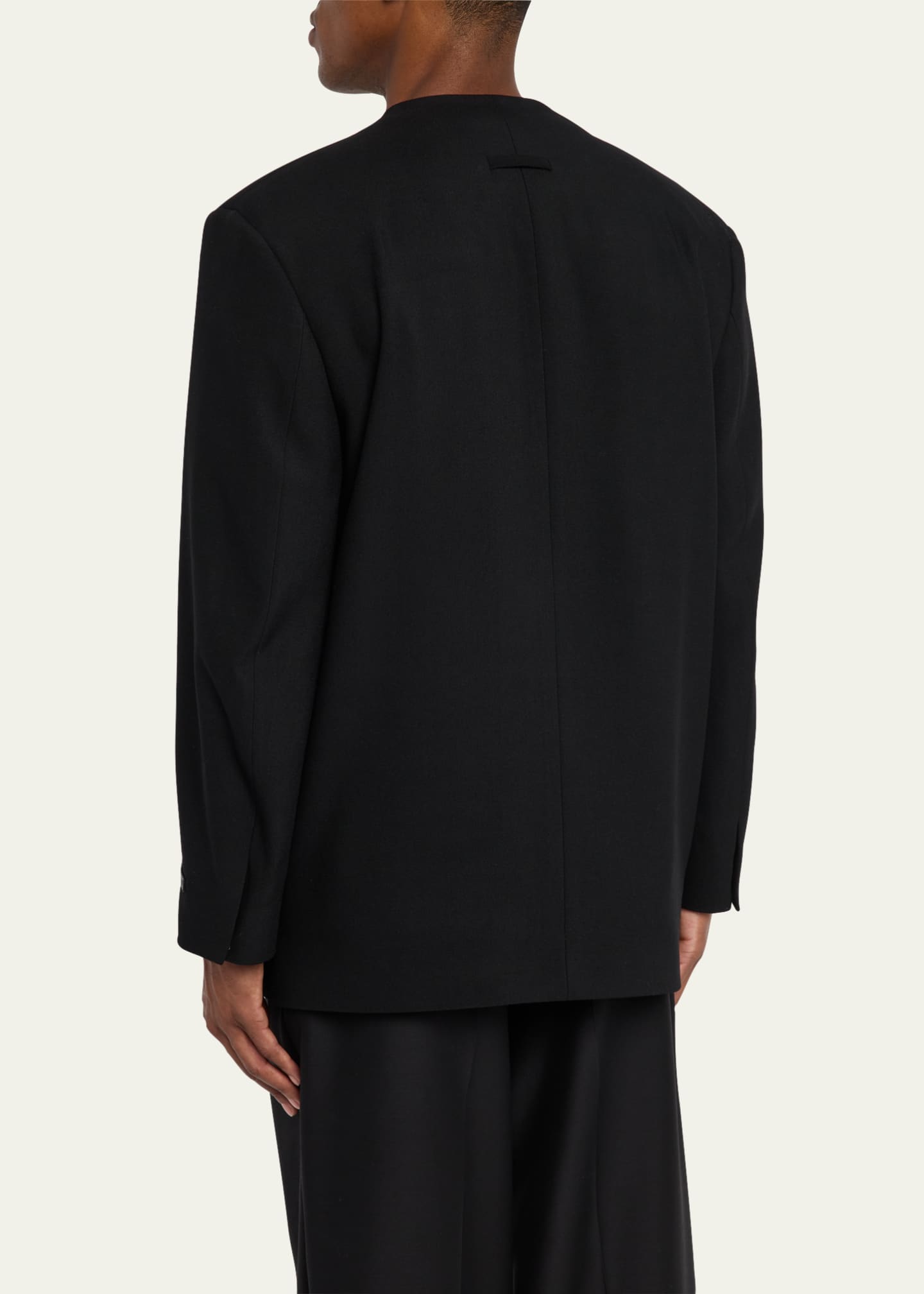 Fear of God Men's Gabardine Lapelless Blazer - Bergdorf Goodman