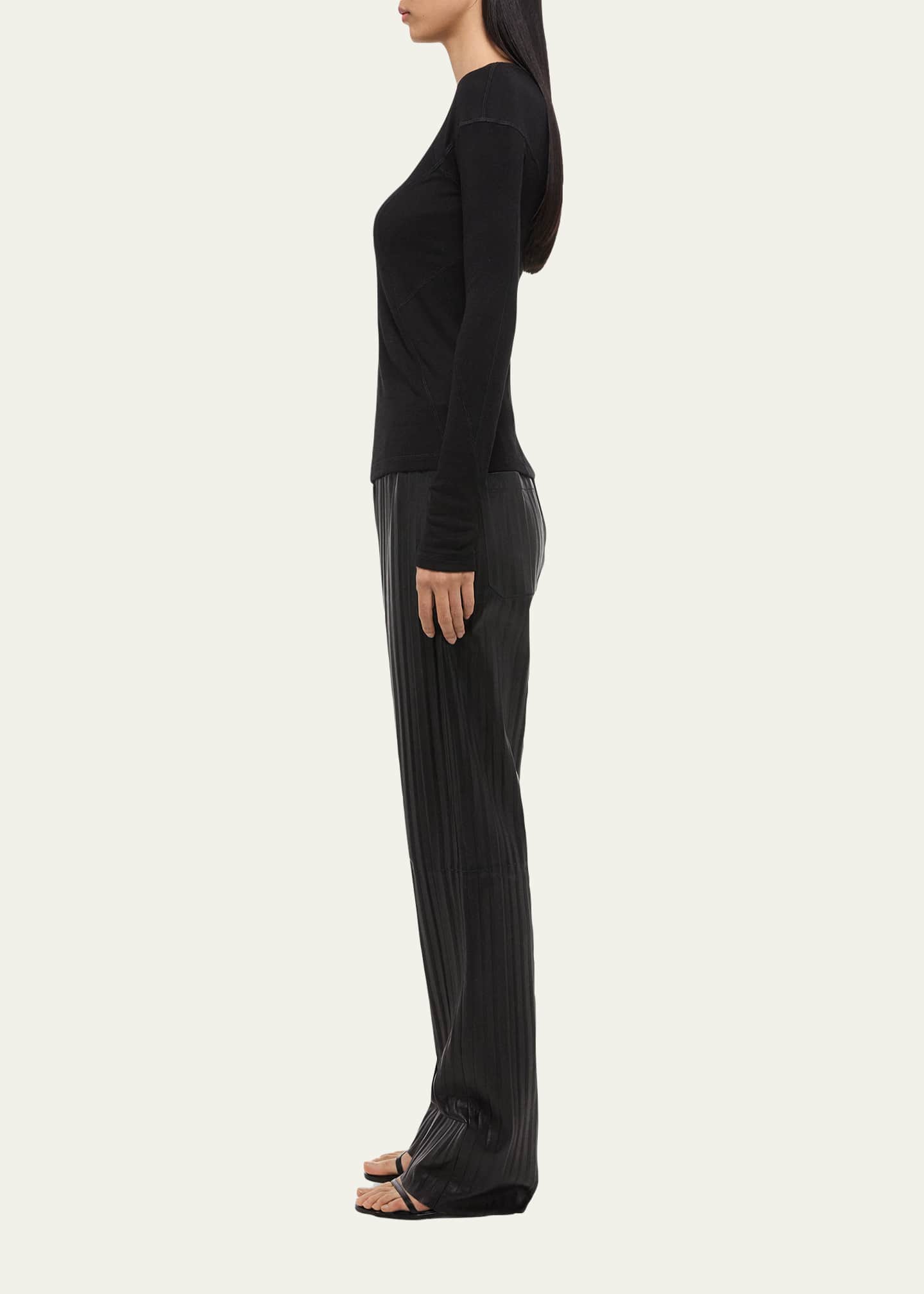 Helmut Lang Long-Sleeve Sport Tee Image 4 of 5