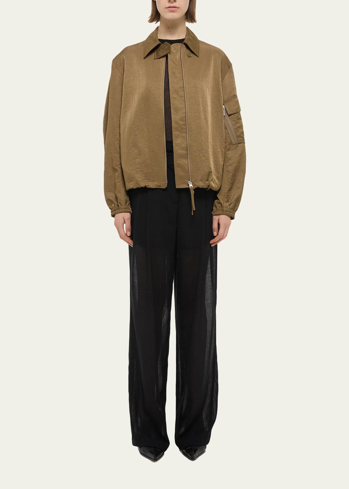 Helmut Lang Creased Ma1 Bomber Jacket Image 2 of 5