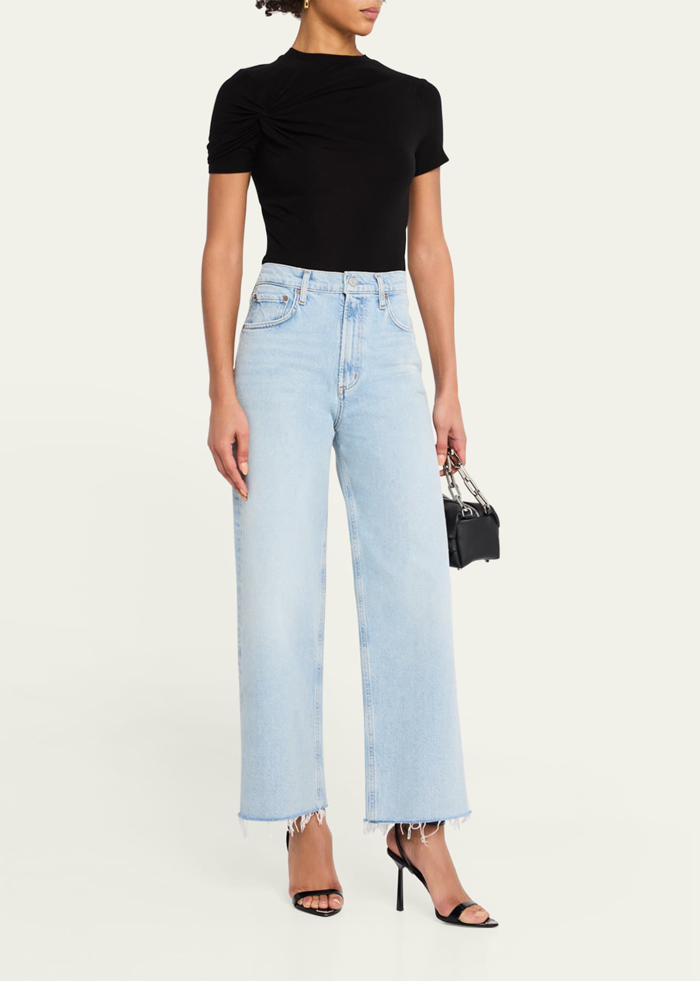 AGOLDE Ren High-Rise Wide-Leg Jeans Image 2 of 5