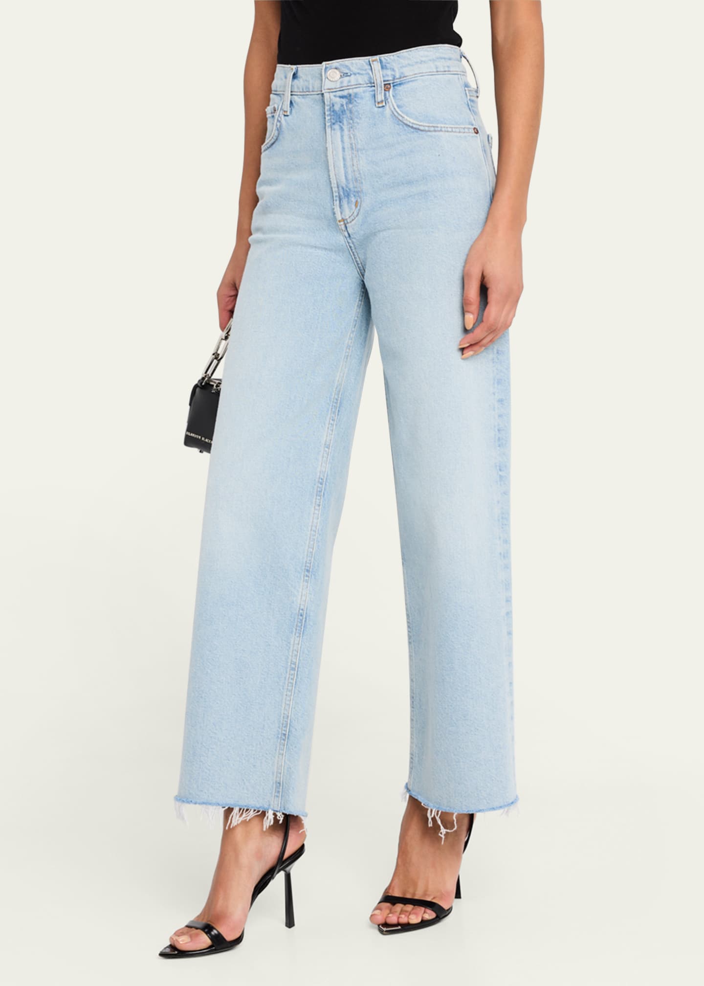 AGOLDE Ren High-Rise Wide-Leg Jeans Image 4 of 5