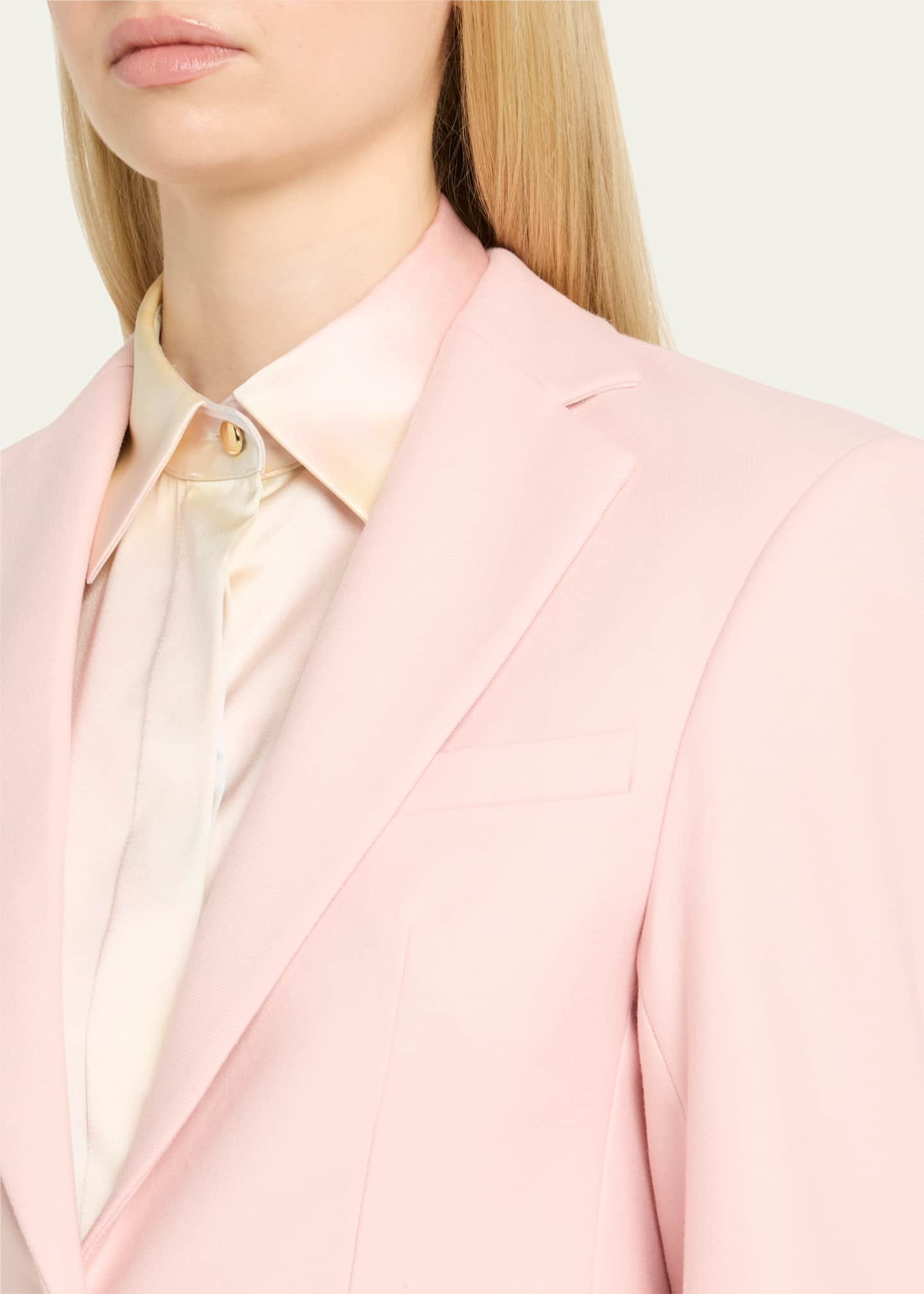 Sergio Hudson Single-Breasted Wool Blazer Image 5 of 5