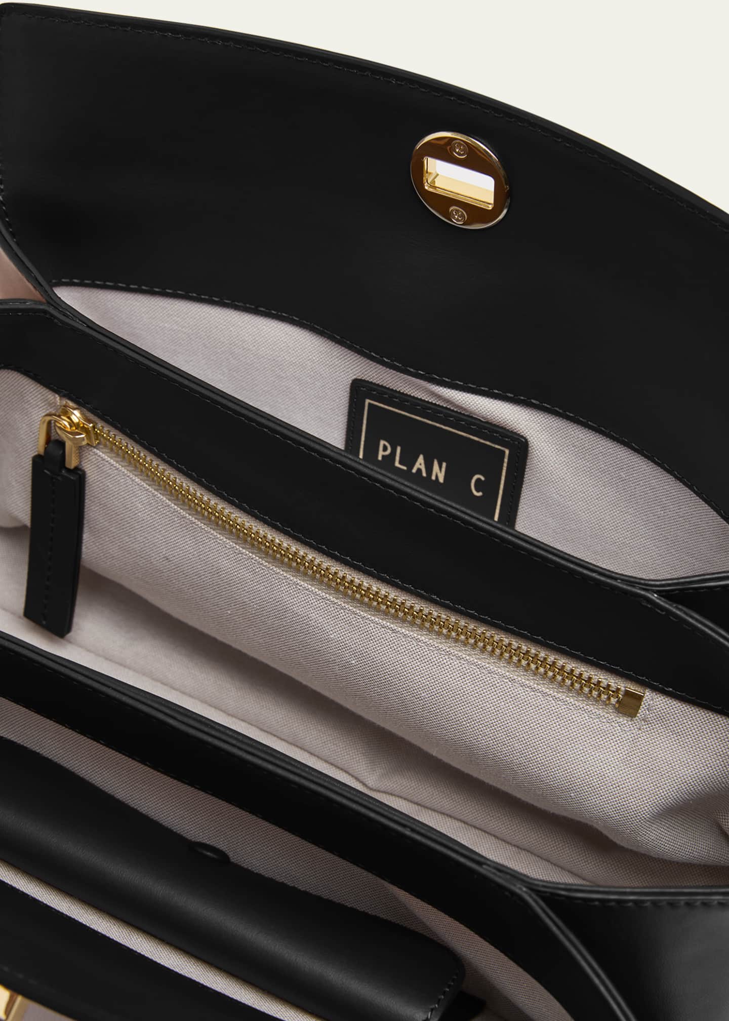 Plan C Folded Leather Shoulder Bag Image 4 of 5