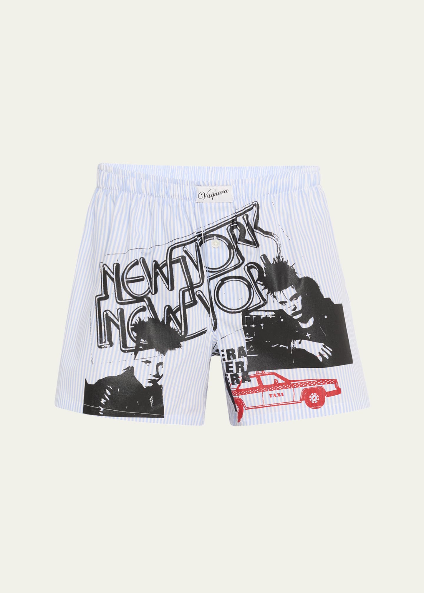 VAQUERA Stripe Printed Woven Boxers Image 1 of 5