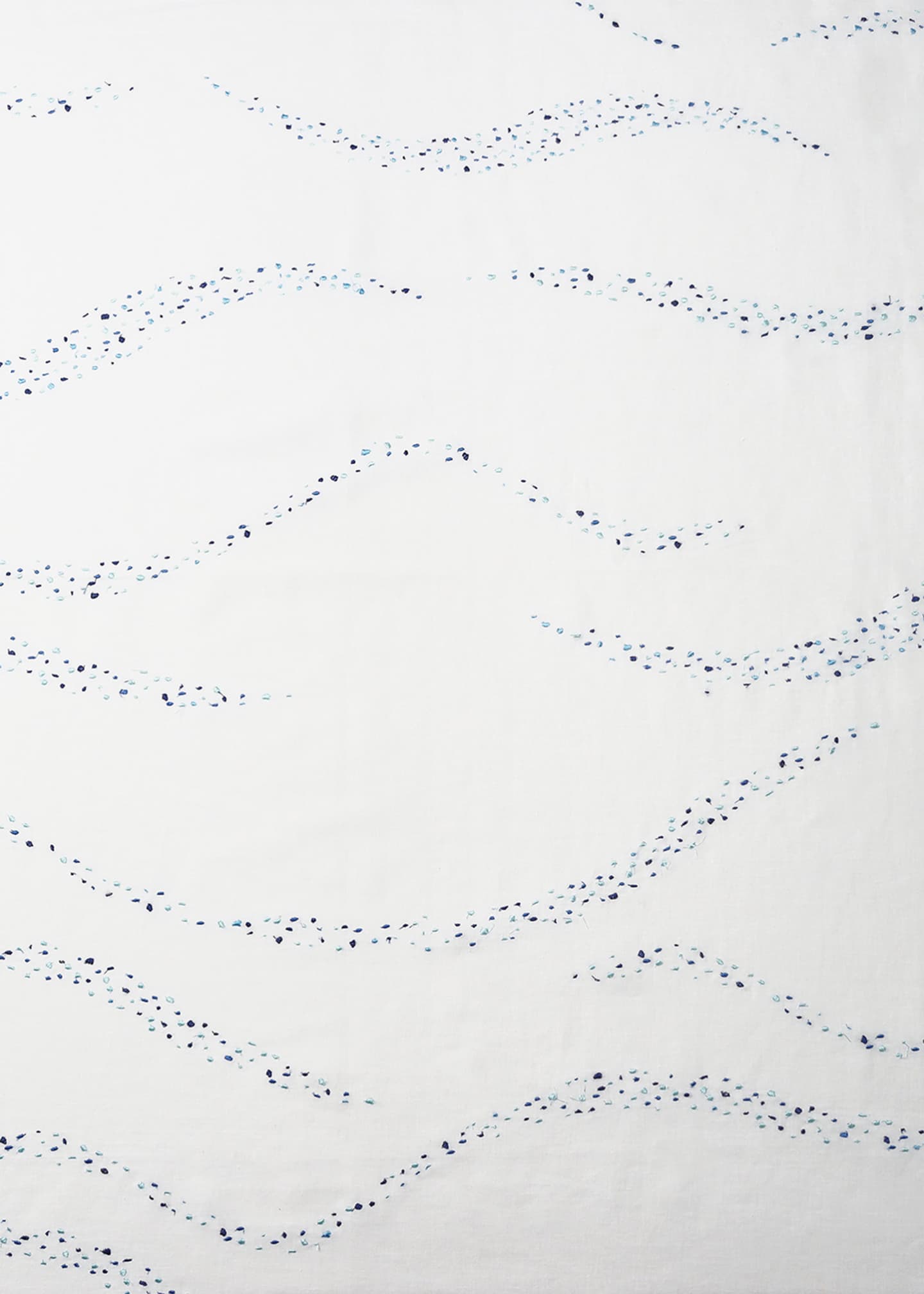 Kim Seybert Pin Dot Tablecloth, 66" x 126" Image 3 of 3