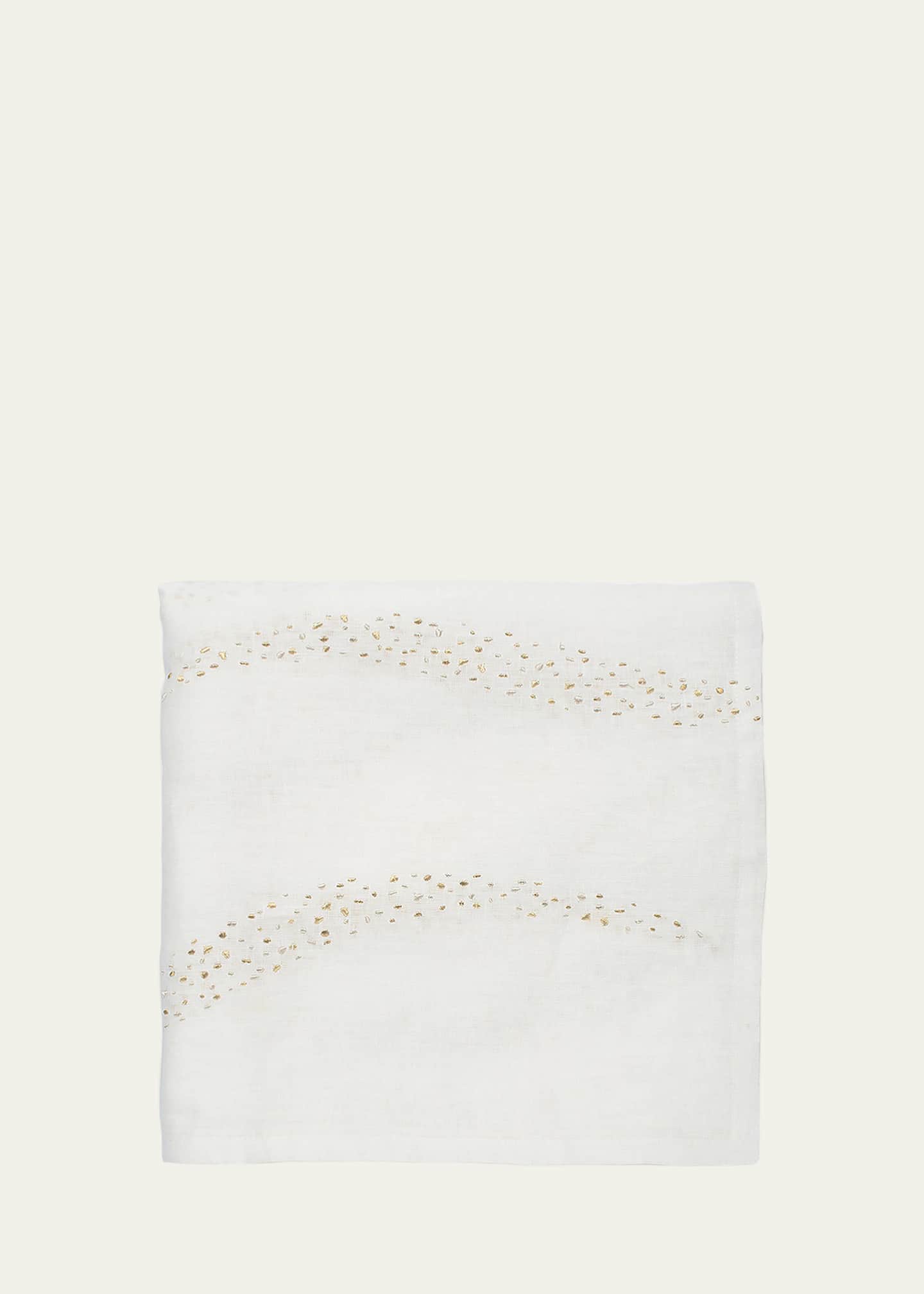 Kim Seybert Pin Dot Tablecloth, 66" x 126" Image 1 of 3