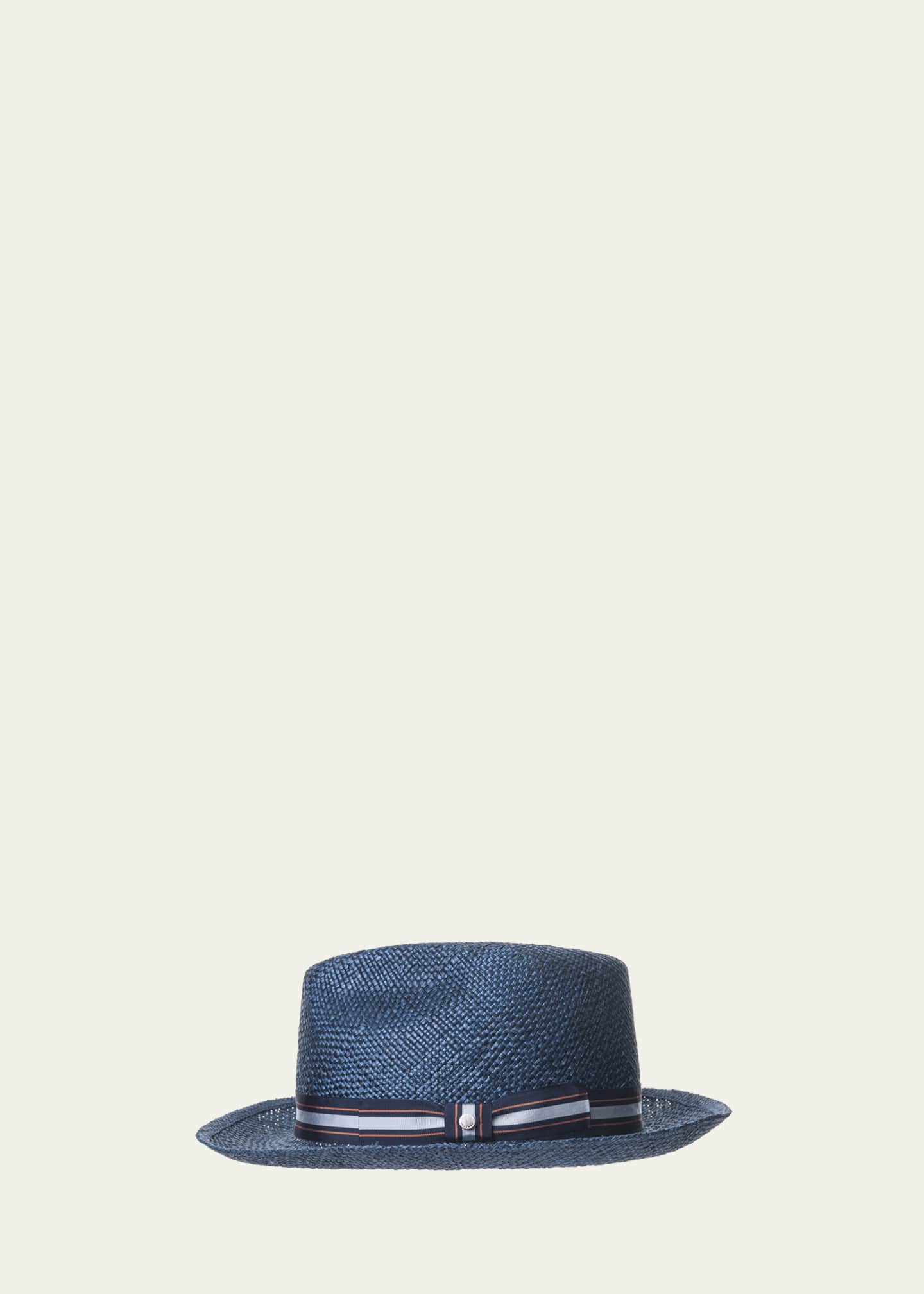 Inverni Men's Trilby Raffia Fedora Hat Image 3 of 3