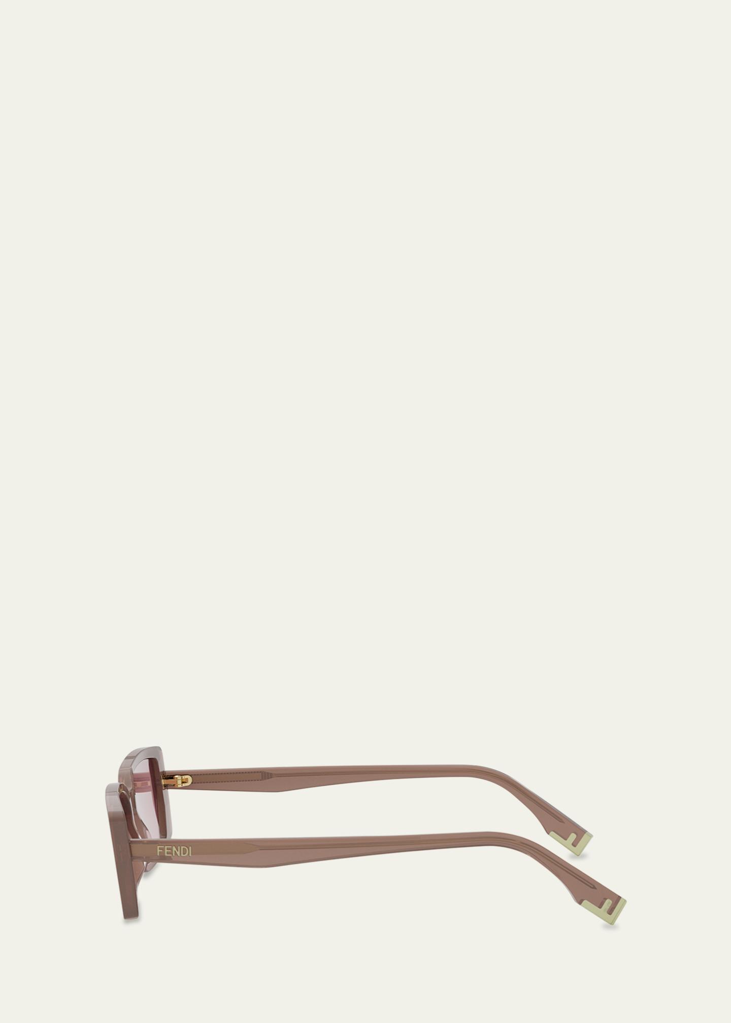 Fendi Fendi Way Rectangle Sunglasses - Bergdorf Goodman