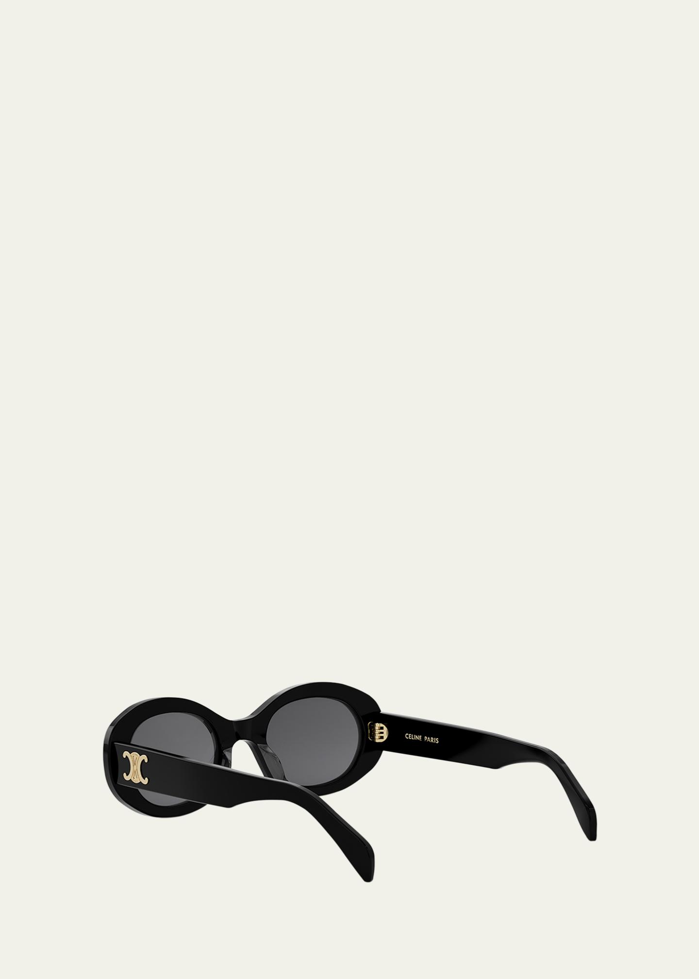 CELINE Triomphe Oval Sunglasses - Bergdorf Goodman