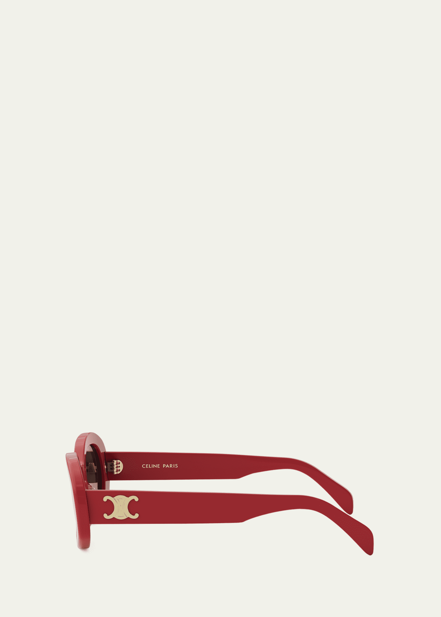 Celine Triomphe Oval Sunglasses Image 3 of 5