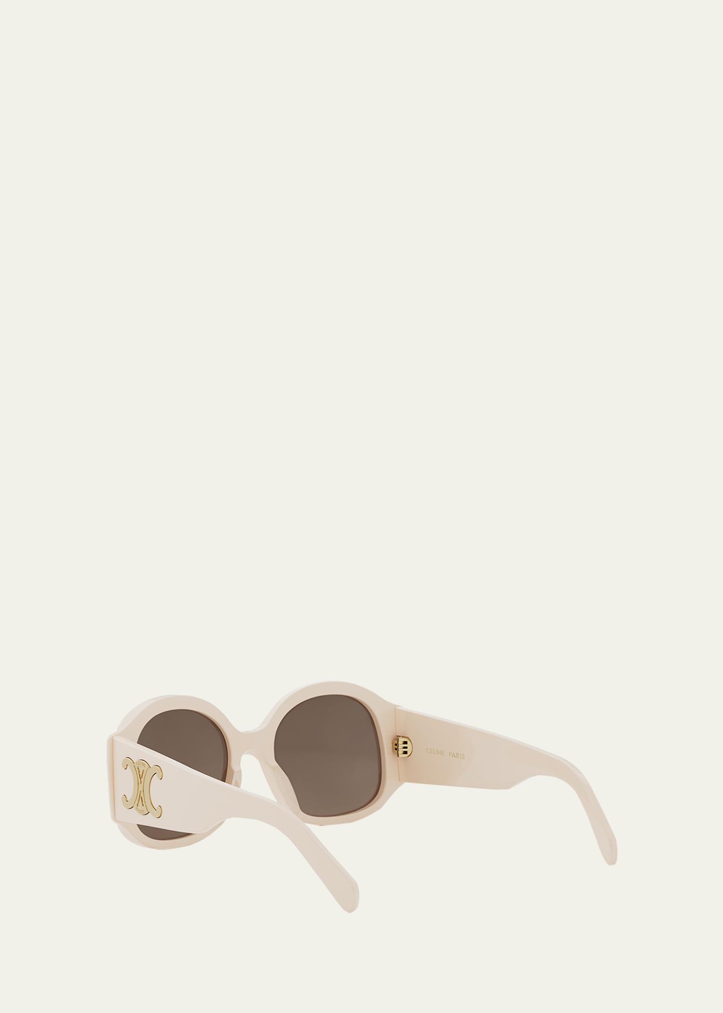CELINE Maxi Triomphe Round Sunglasses - Bergdorf Goodman
