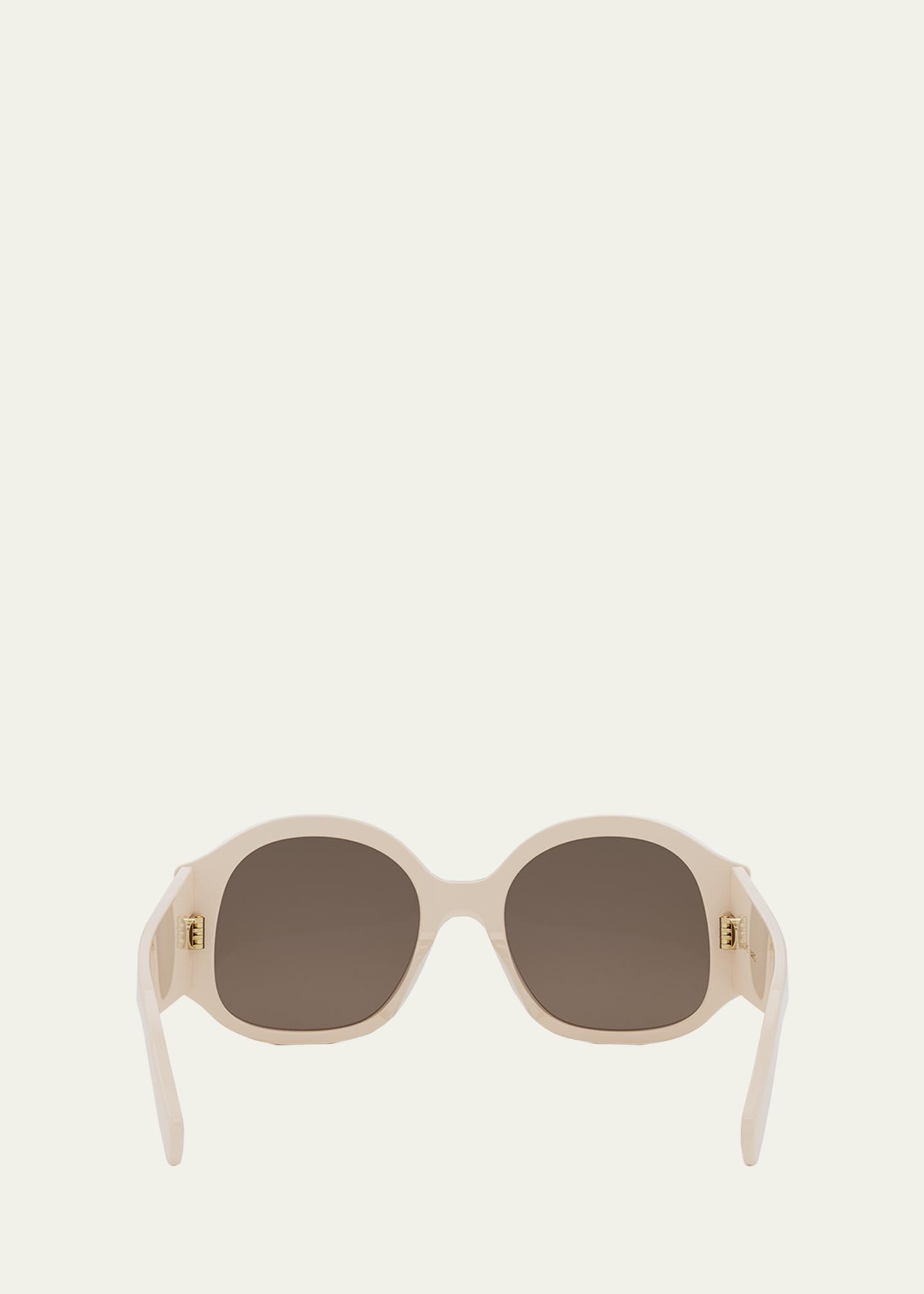 CELINE Maxi Triomphe Round Sunglasses - Bergdorf Goodman