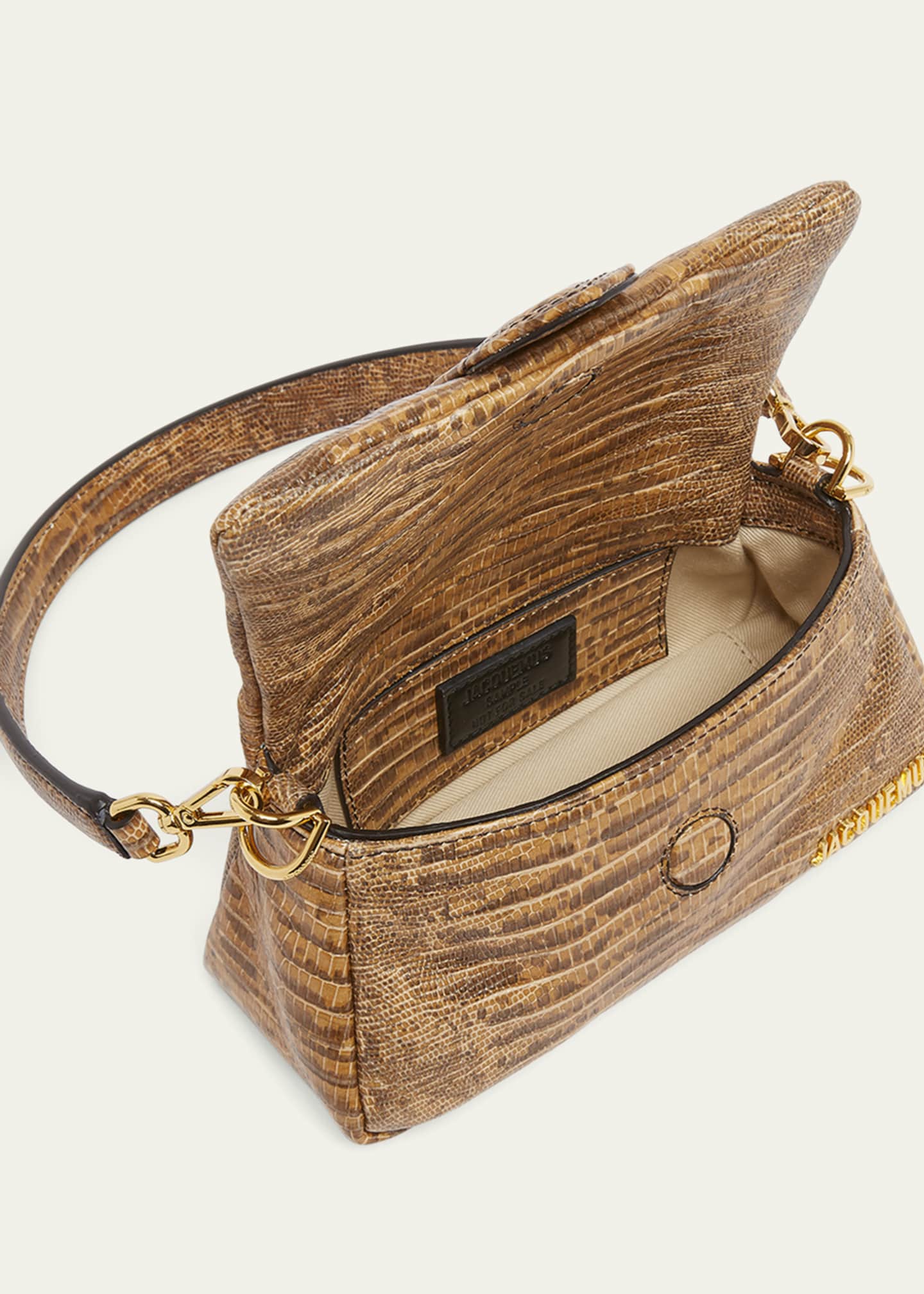Jacquemus Le Petit Bambimou Croc-Embossed Leather Shoulder Bag Image 4 of 6