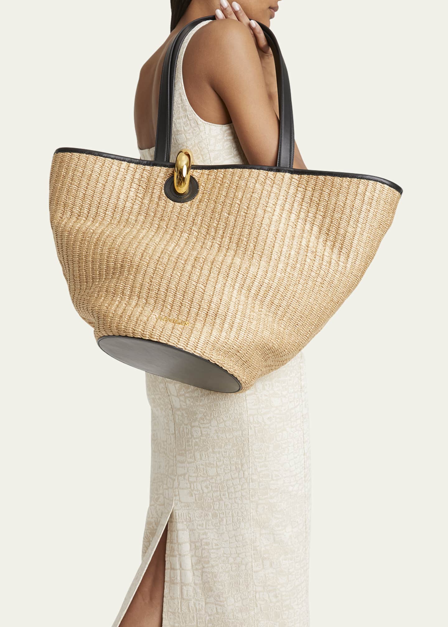 Jacquemus Le Bambola Woven Ring Shoulder Bag Image 2 of 6