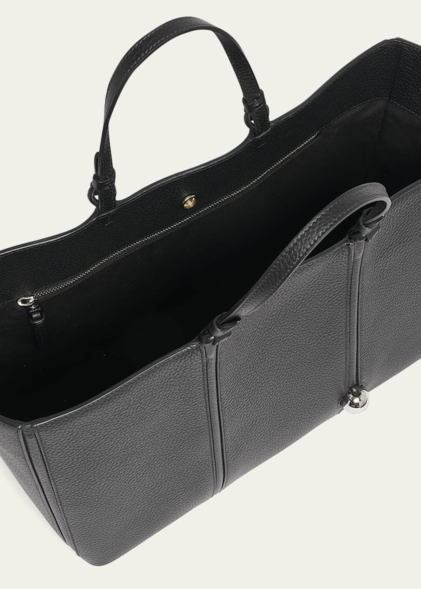 Jacquemus Le Marino Leather Shopper Tote Bag Image 4 of 6