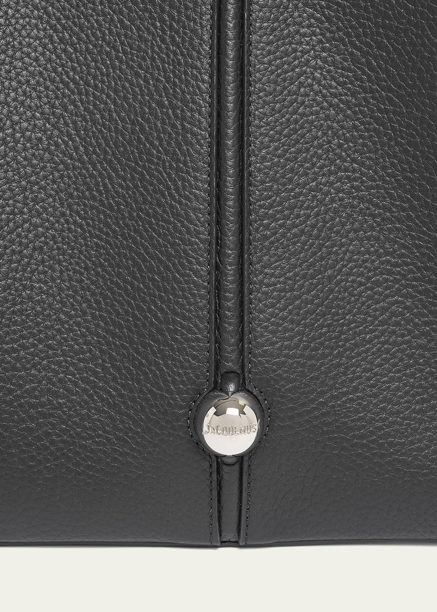 Jacquemus Le Marino Leather Shopper Tote Bag Image 6 of 6