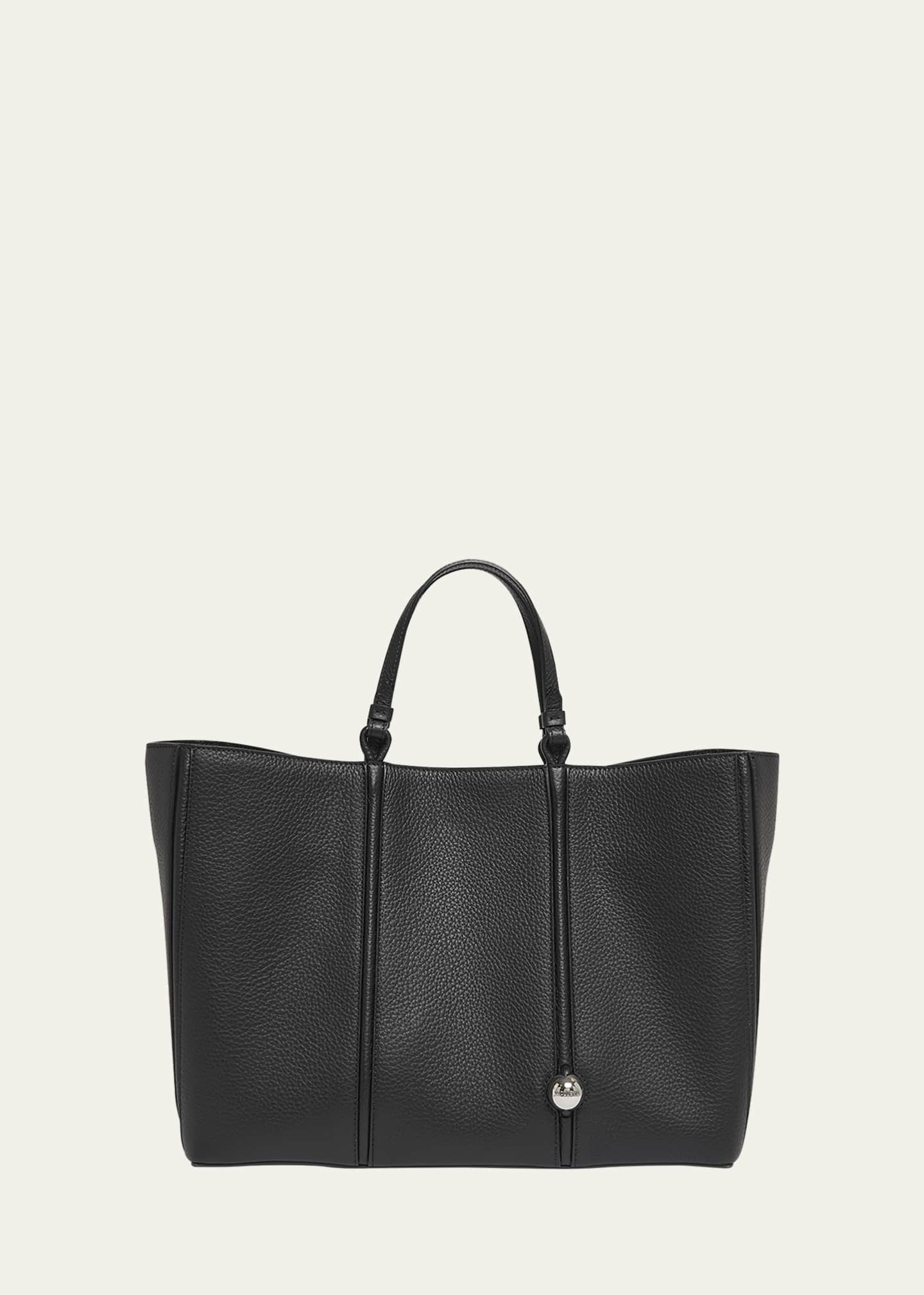 Jacquemus Le Marino Leather Shopper Tote Bag Image 1 of 6