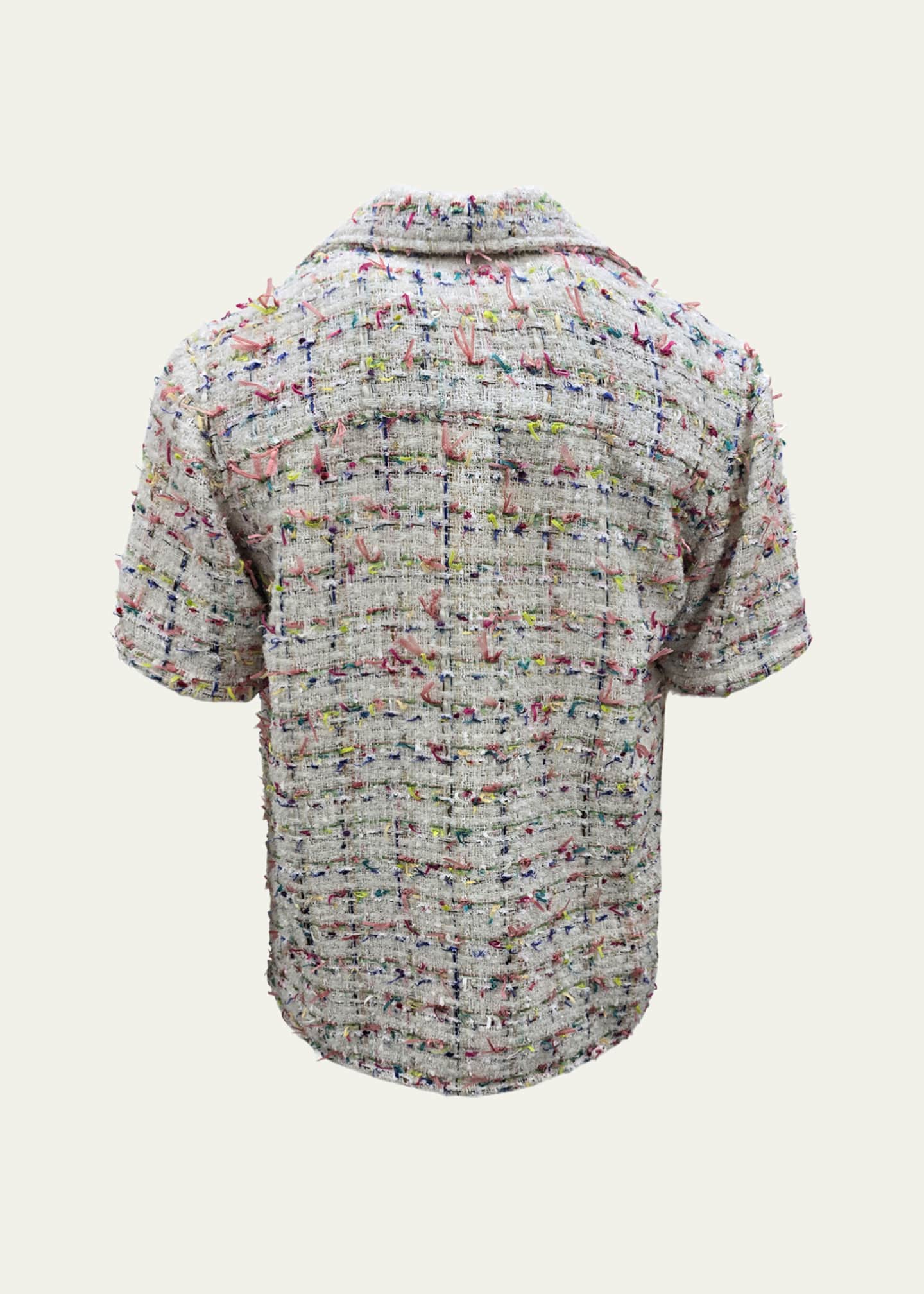 Cout De La Liberte Men's Robbie Tweed Bowling Shirt Image 2 of 2