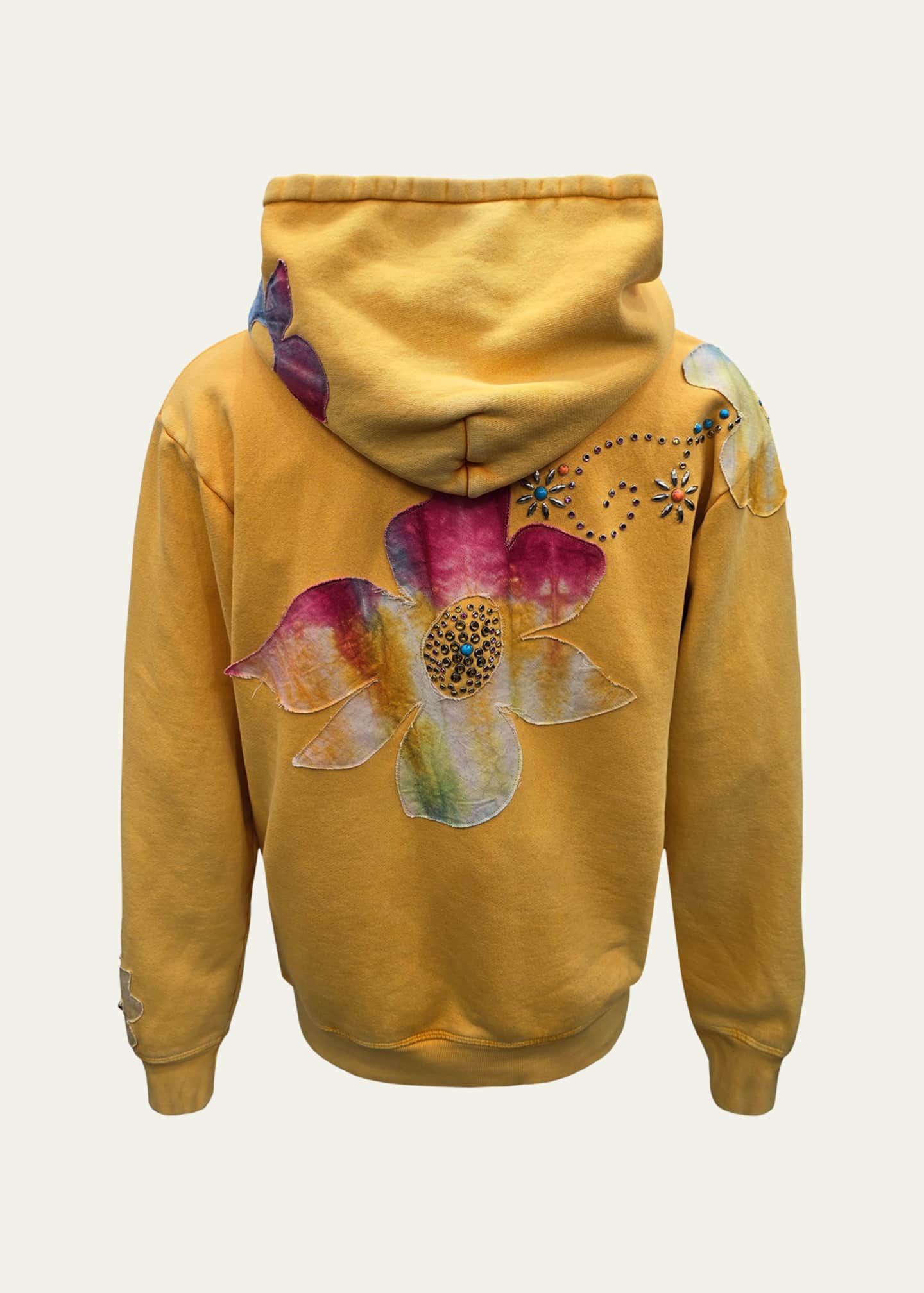 Cout De La Liberte Men's Killian Flower Applique Hoodie Image 2 of 2