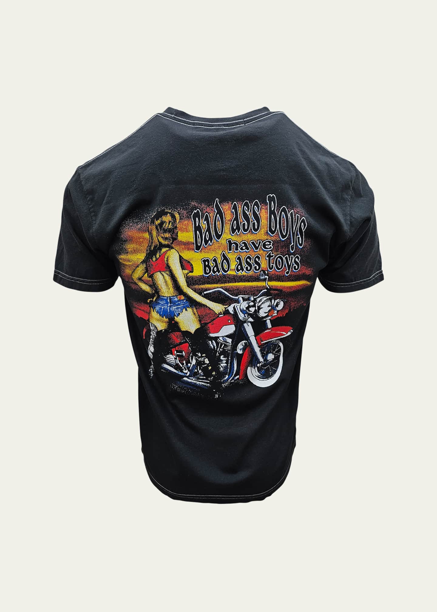Cout De La Liberte Men's Freddie Bad Boys Motorcycle Graphic T-Shirt Image 2 of 2
