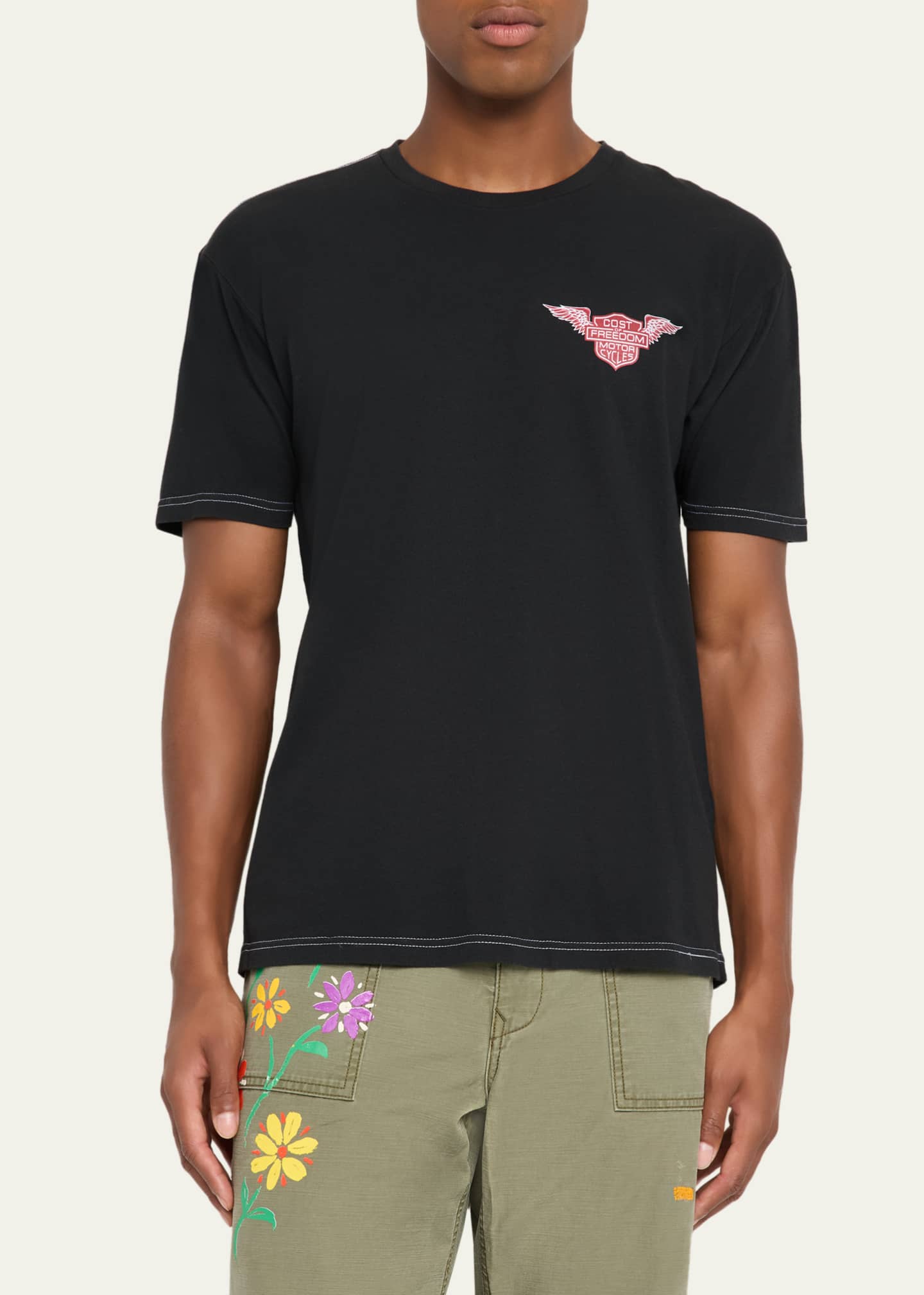 Cout De La Liberte Men's Freddie Bad Boys Motorcycle Graphic T-Shirt Image 4 of 5
