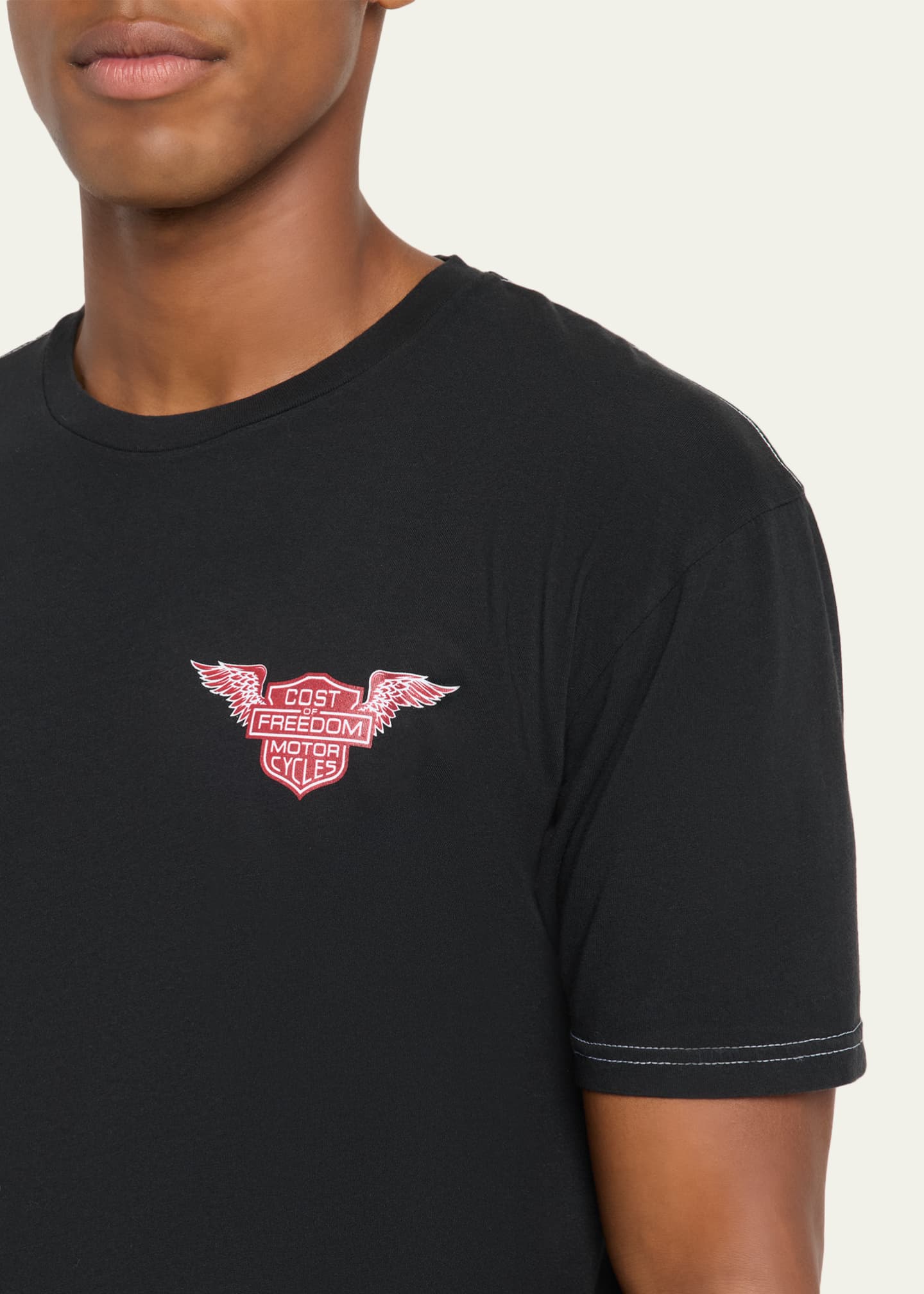 Cout De La Liberte Men's Freddie Bad Boys Motorcycle Graphic T-Shirt Image 5 of 5