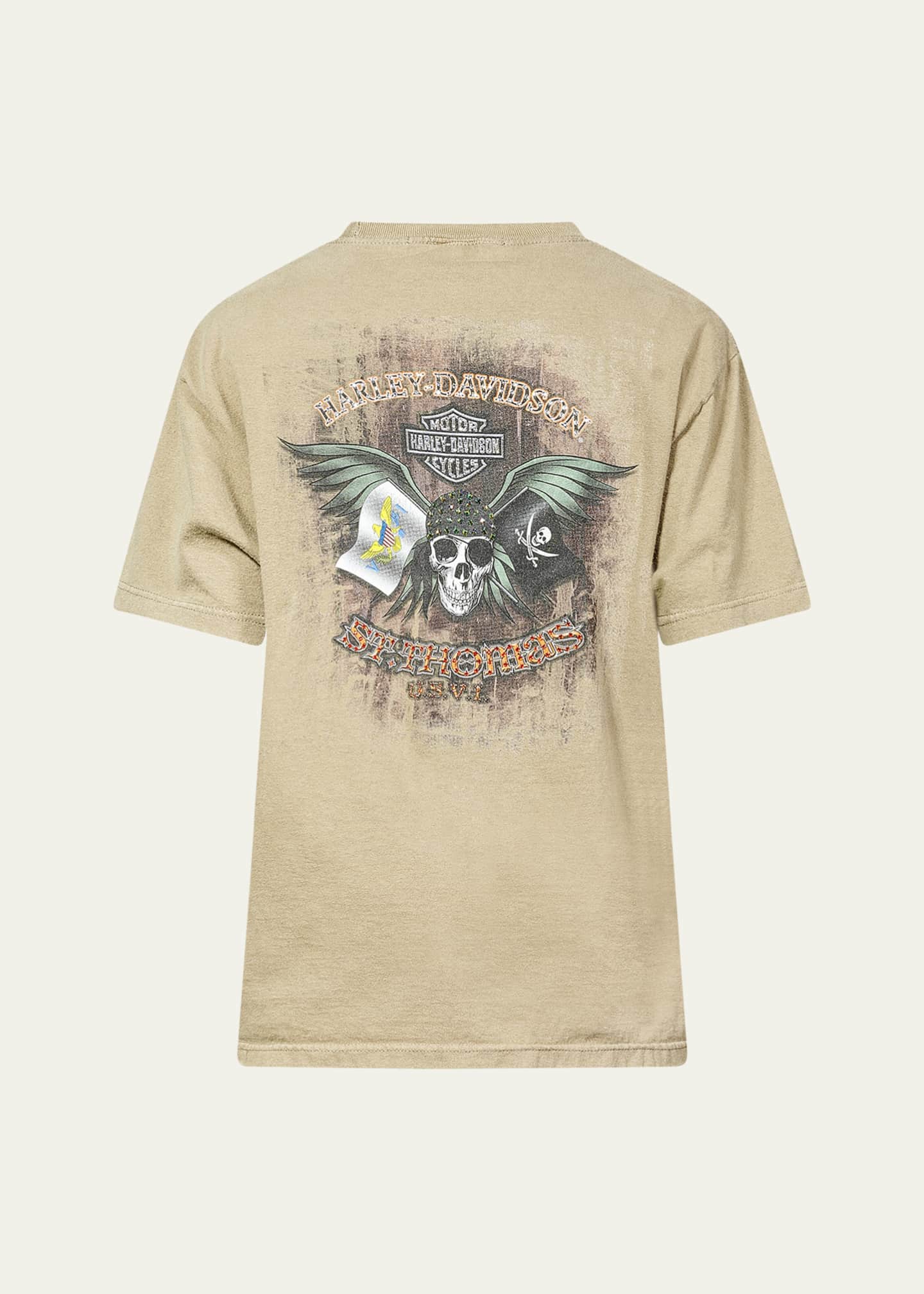 Cout De La Liberte Men's Vintage Harley St. Thomas T-Shirt Image 2 of 2