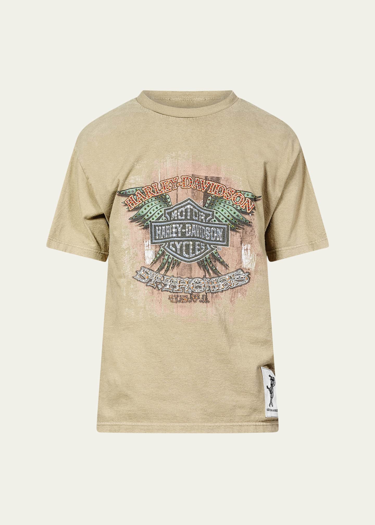 Cout De La Liberte Men's Vintage Harley St. Thomas T-Shirt Image 1 of 2