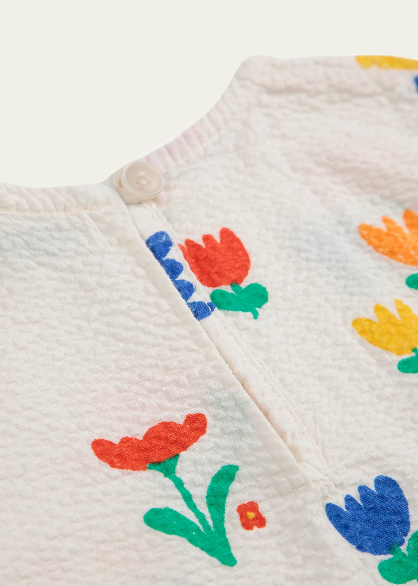 Bobo Choses Girl's Garden Party Printed Blouse, Size Newborn-24M Image 4 of 4