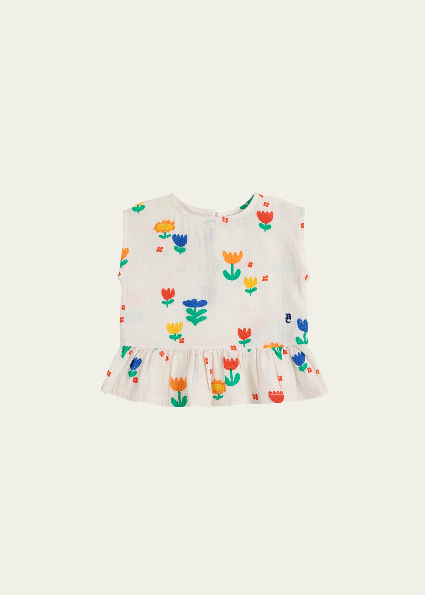 Bobo Choses Girl's Garden Party Printed Blouse, Size Newborn-24M Image 1 of 4
