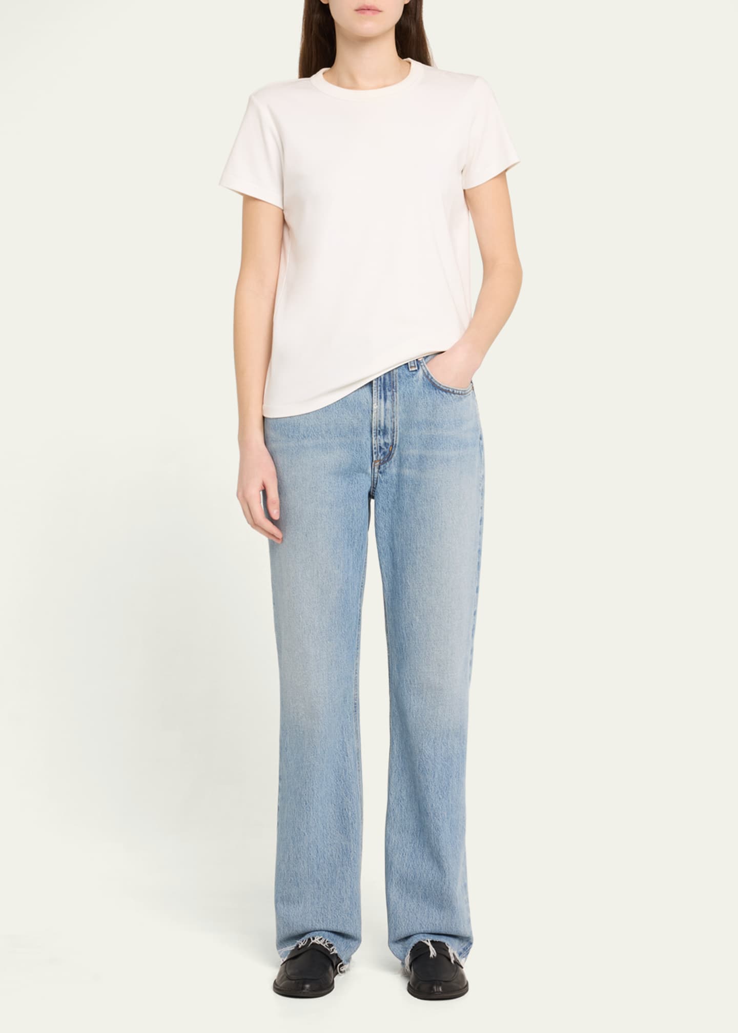 AGOLDE Leena Baby Flare Jeans Image 2 of 5