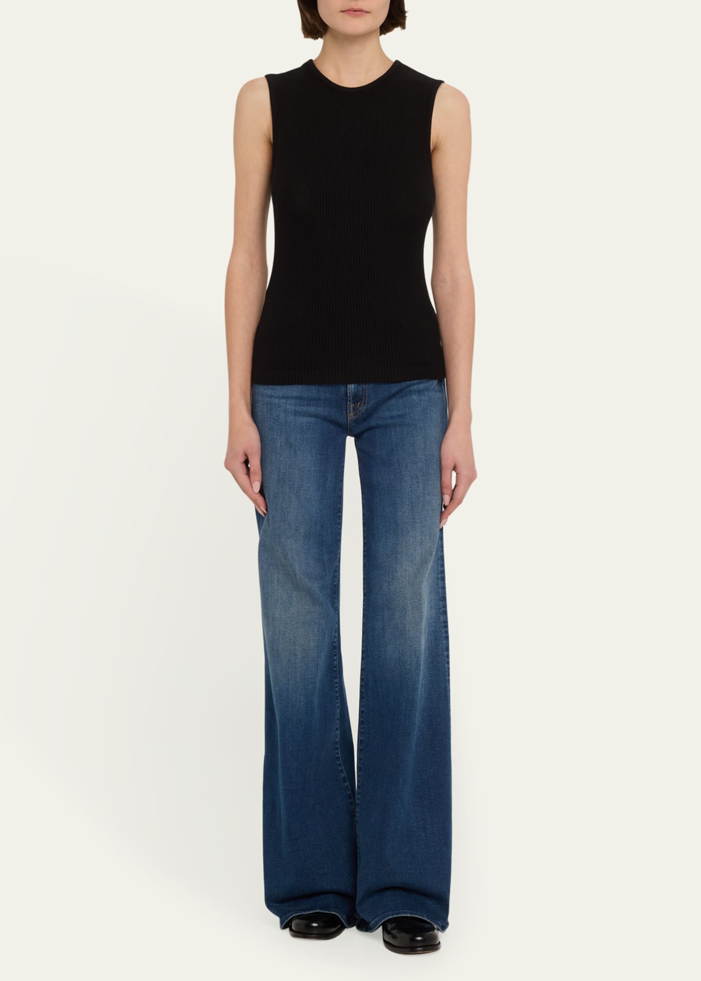 AGOLDE Ribbed Tank Top Image 2 of 5