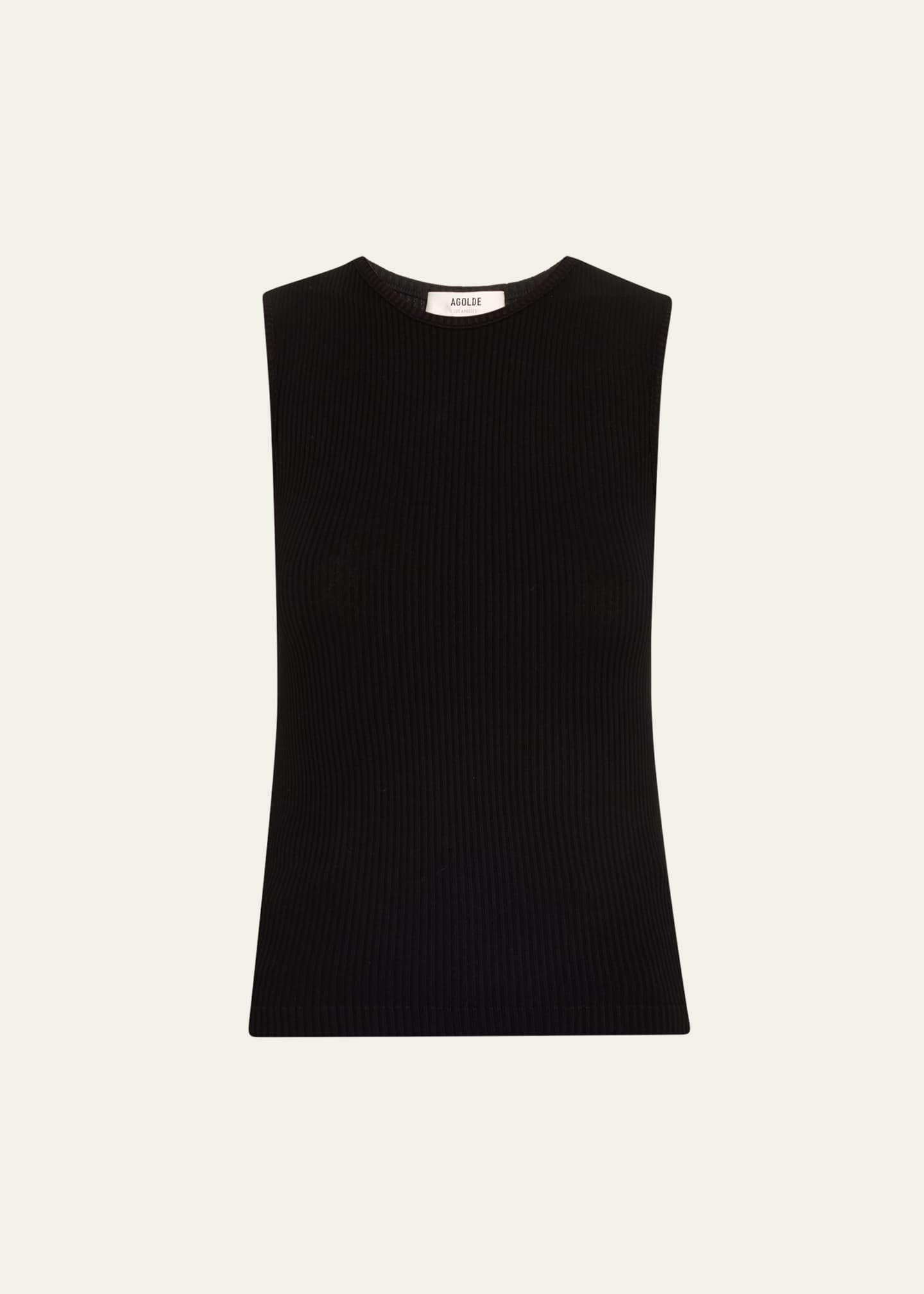 AGOLDE Ribbed Tank Top Image 1 of 5