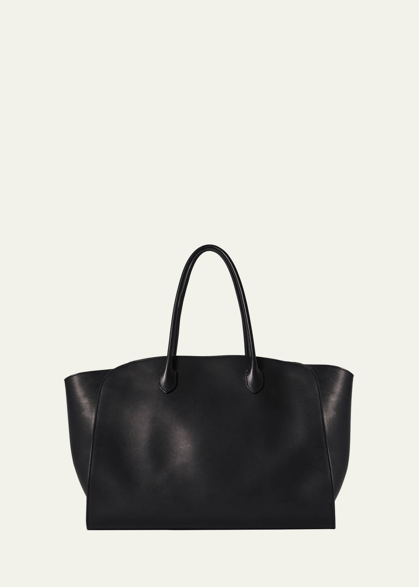 THE ROW Marlo 17 Tote Bag in Saddle Leather Image 1 of 2