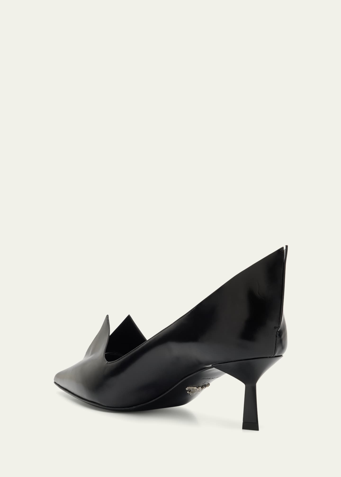 Prada Modellerie Spiked Leather Pumps - Bergdorf Goodman