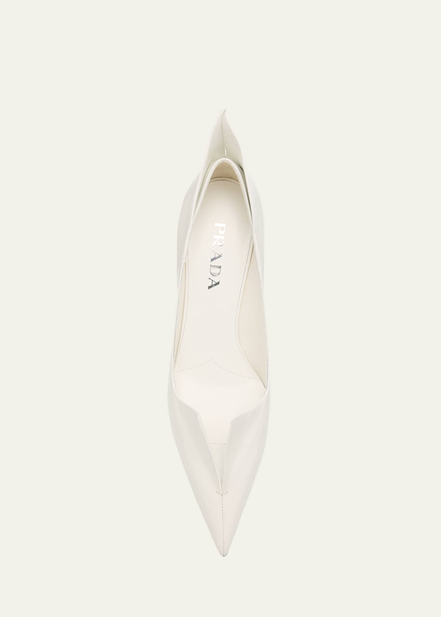Prada Modellerie Spiked Leather Pumps Image 6 of 6