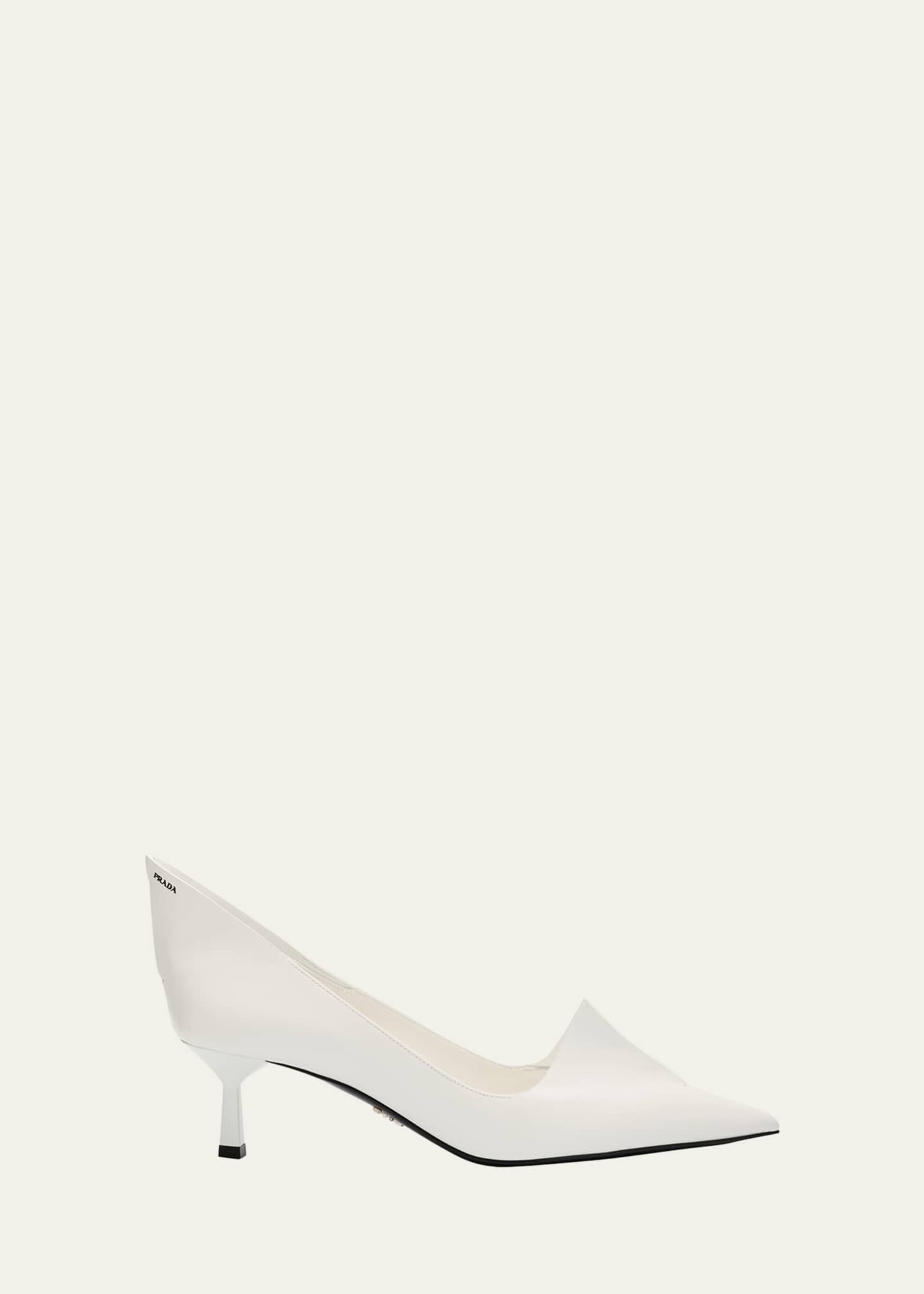 Prada Modellerie Spiked Leather Pumps Image 1 of 6